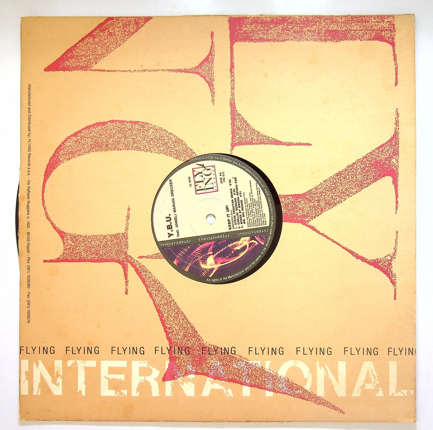 EBOND Y.B.U. Feat. Anneli Marian Drecker - Keep It Up! Vinile V110096