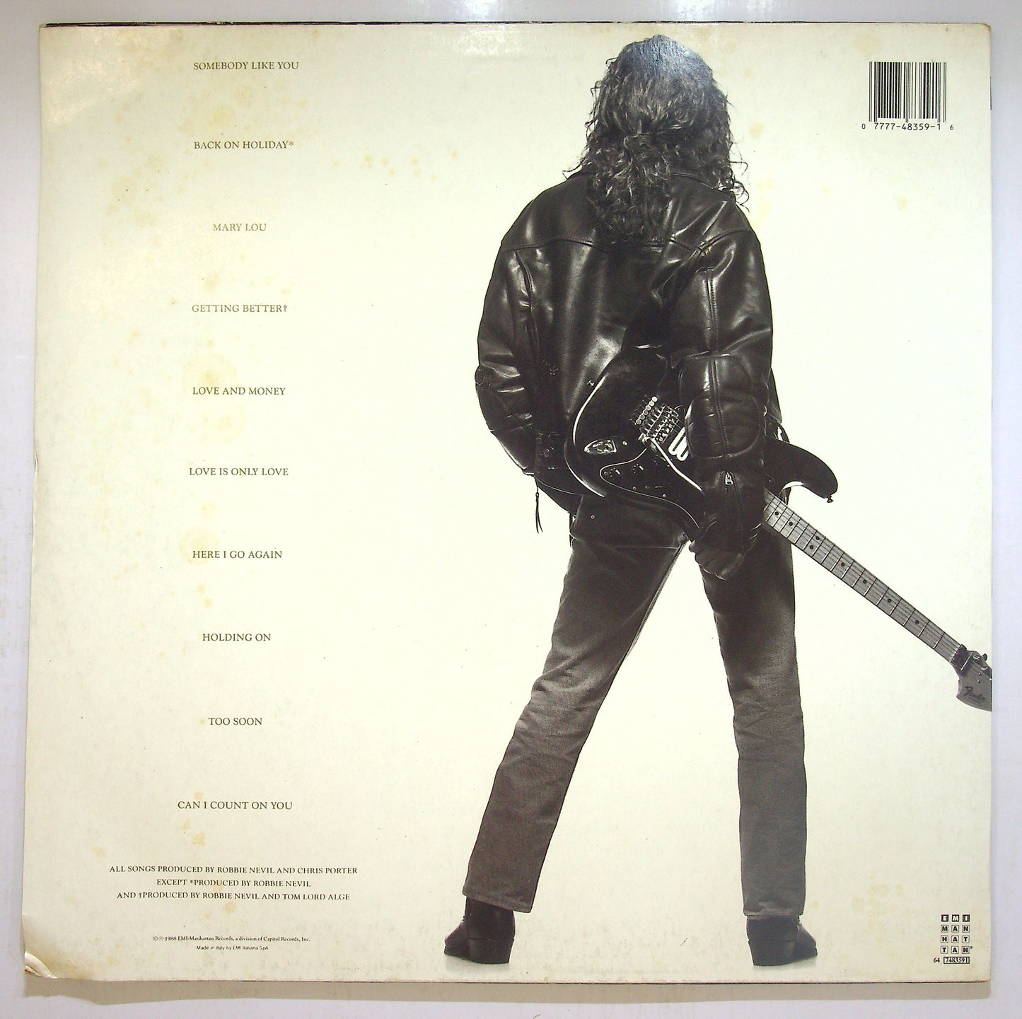 EBOND Robbie Nevil - A Place Like This Vinile V112011