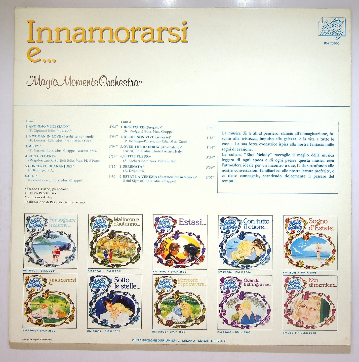 EBOND Magic Moments Orchestra - Innamorarsi E ... Vinile V112060
