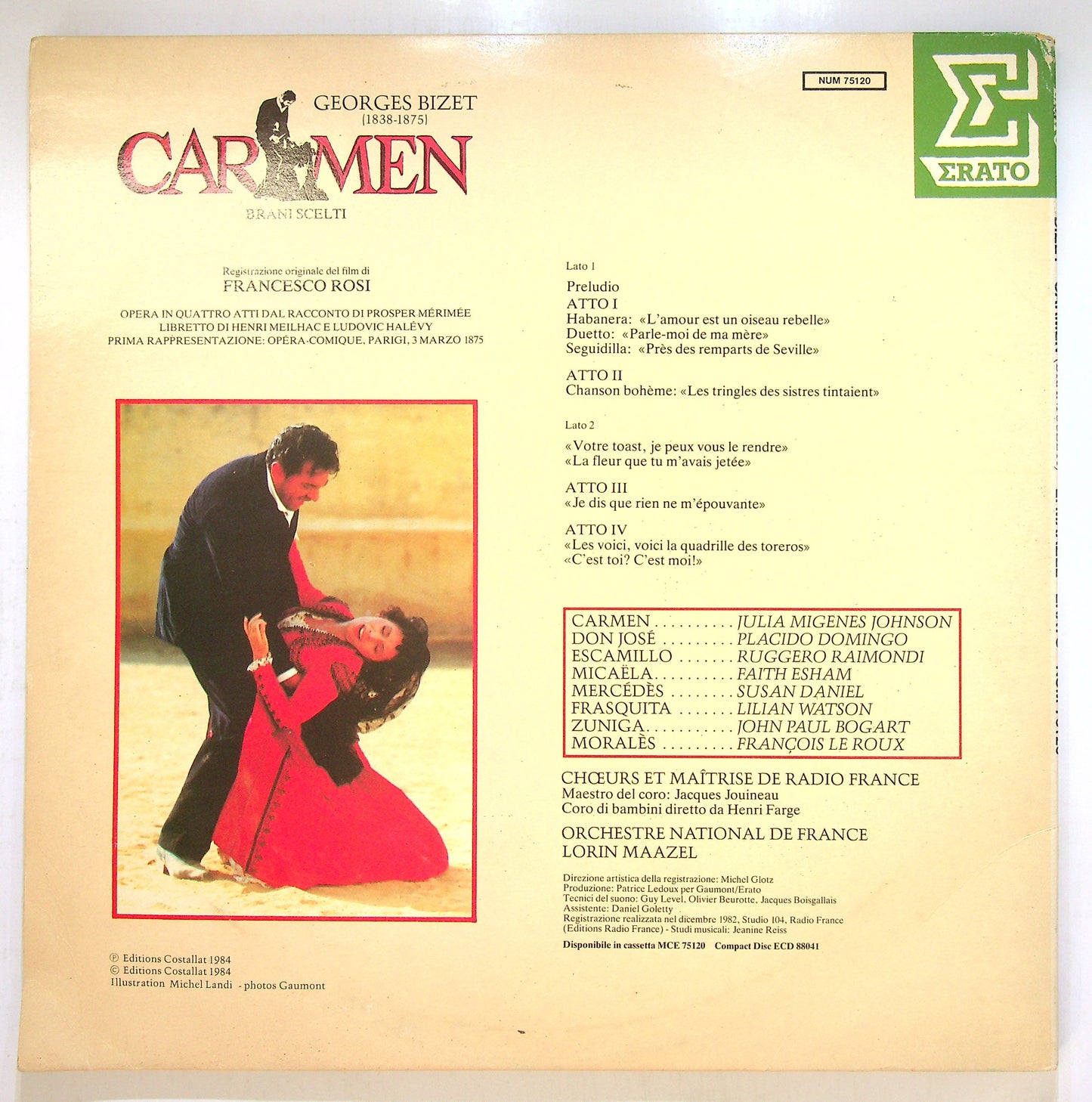 EBOND Georges Bizet / Julia Migenes Johnson - Carmen (Extraits) Vinile V112081