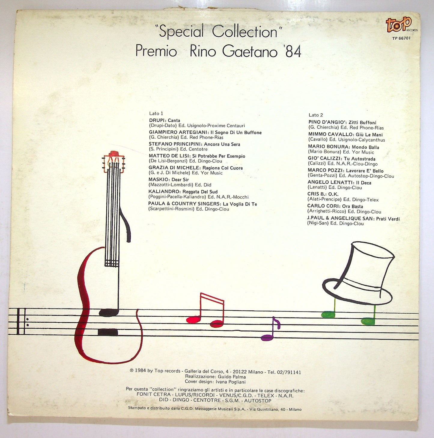 EBOND Various - Special Collection: Premio Rino Gaetano '84 Vinile V112104