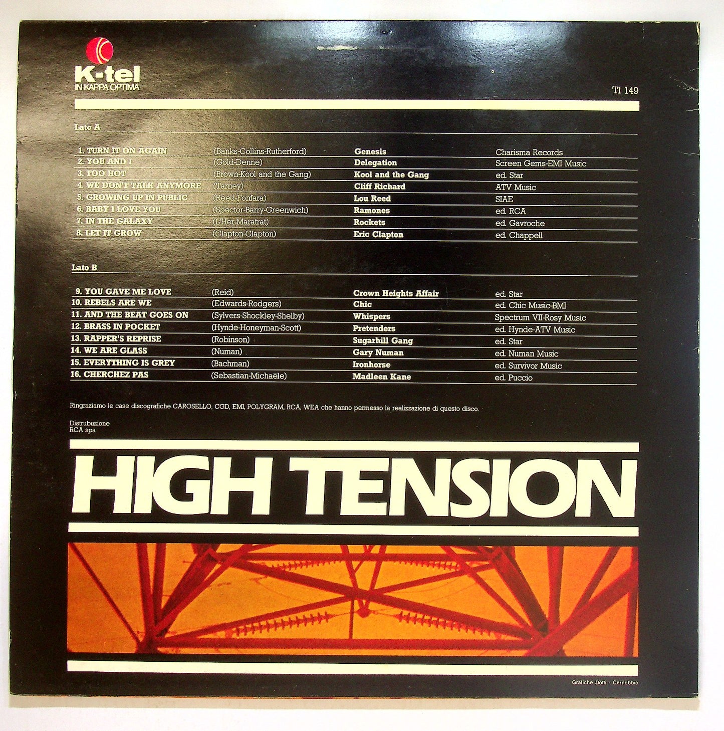EBOND Various - High Tension Vinile V112105