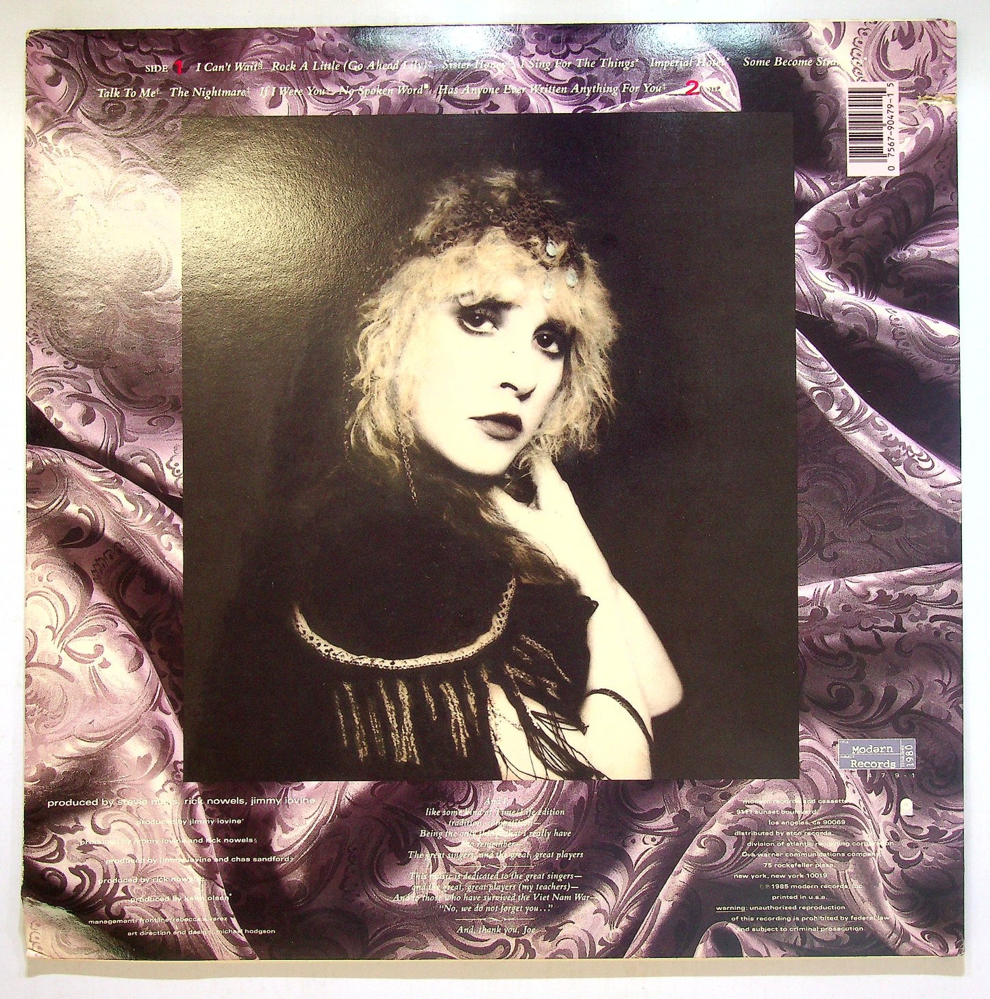 EBOND Stevie Nicks - Rock A Little Vinile V112110