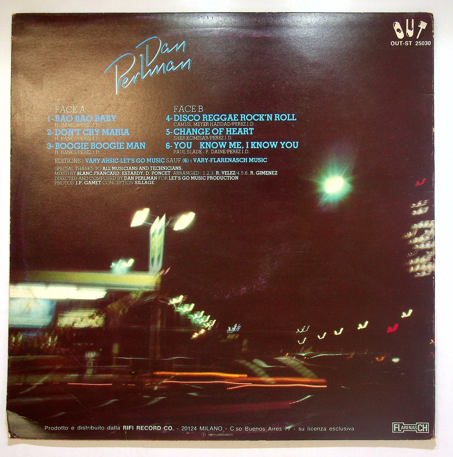 EBOND Dan Perlman - Dan Perlman Vinile V112111