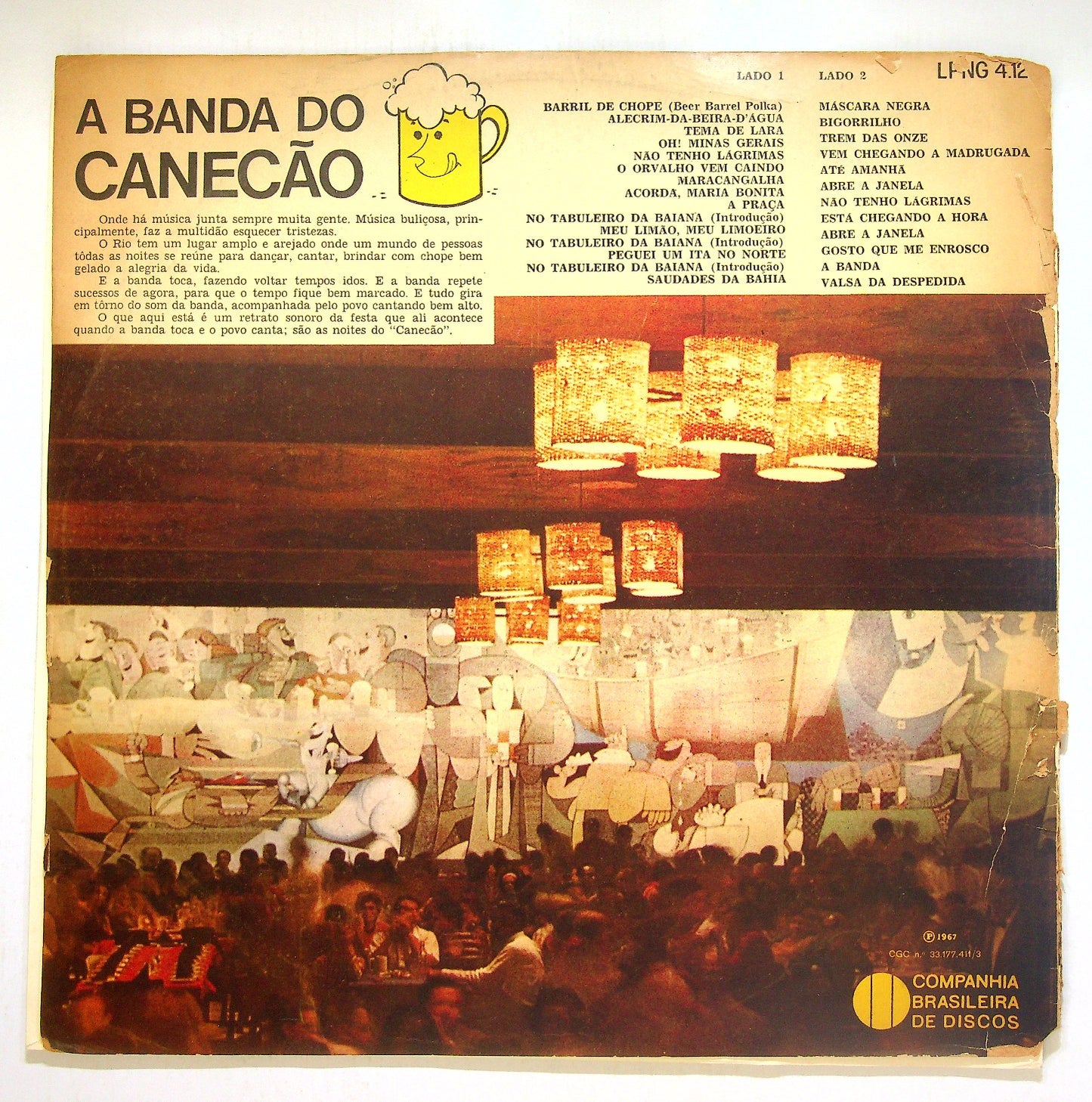 EBOND A Banda Do Canecao - Gravado Ao Vivo Na Maior Cervejaria Vinile V112130