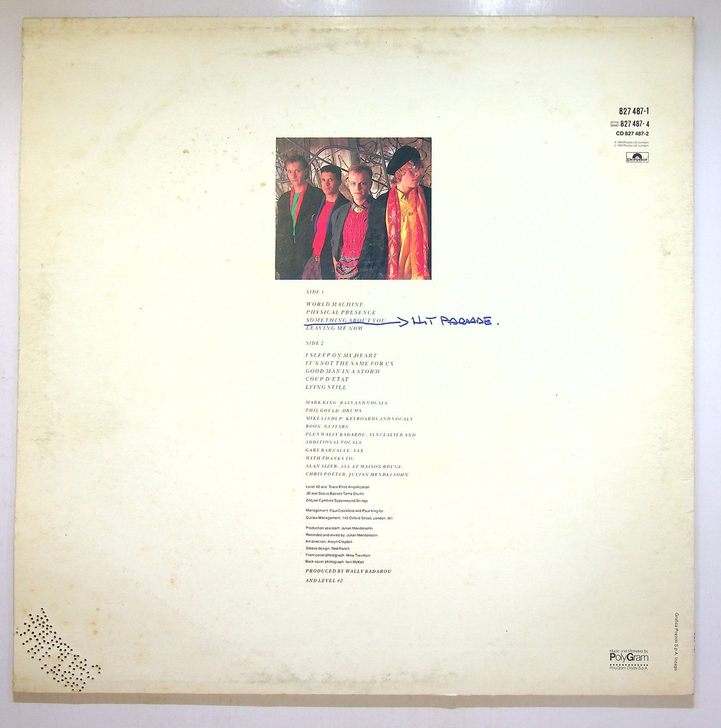EBOND Level 42 - World Machine Vinile V113021