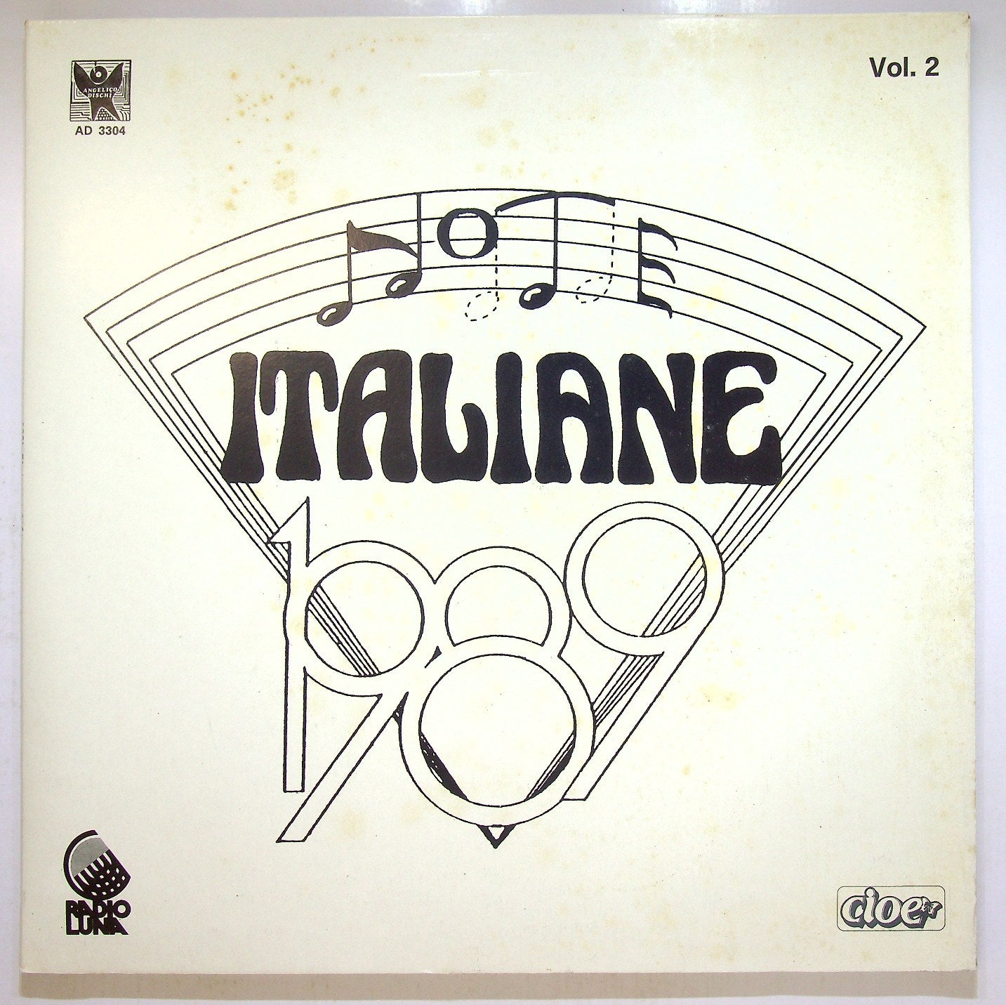 EBOND Various - Note Italiane 1989 Vinile V113068