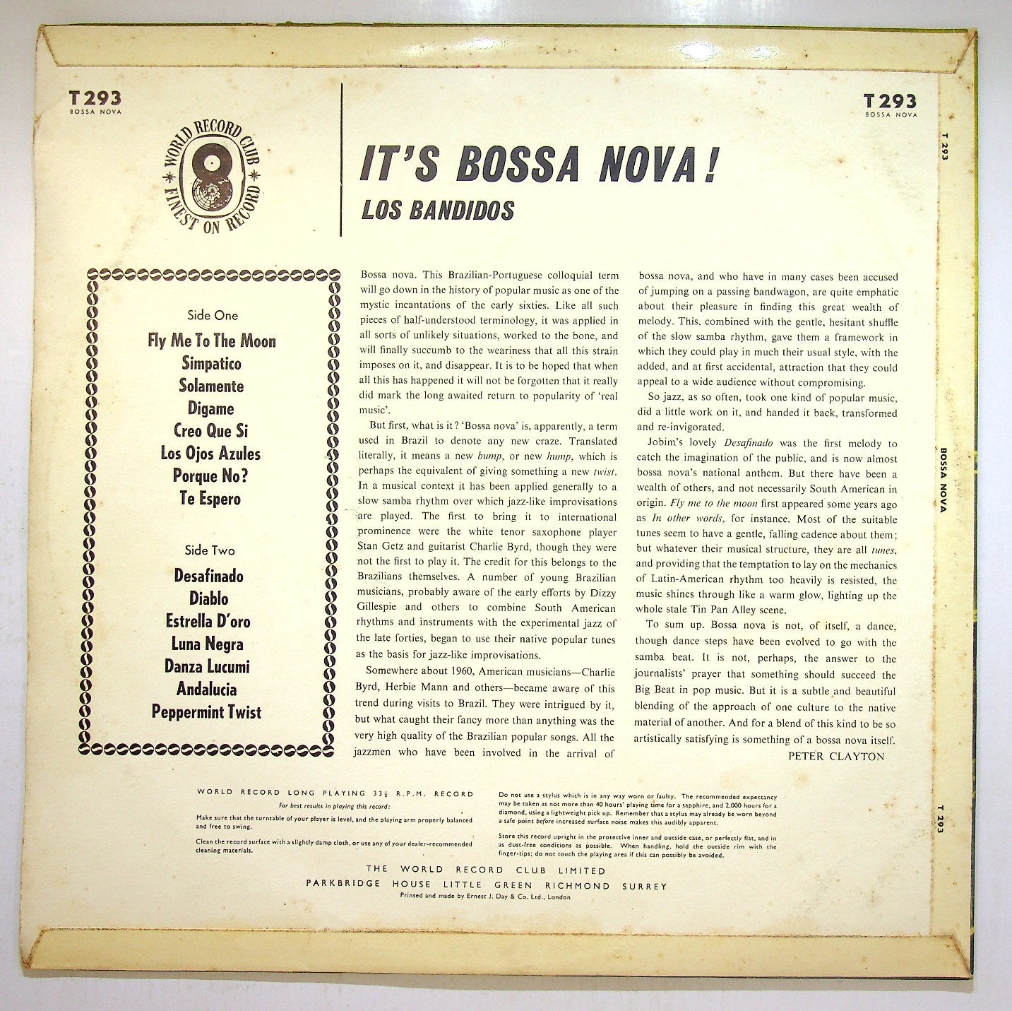EBOND Los Bandidos - It's Bossa Nova! Vinile V113095