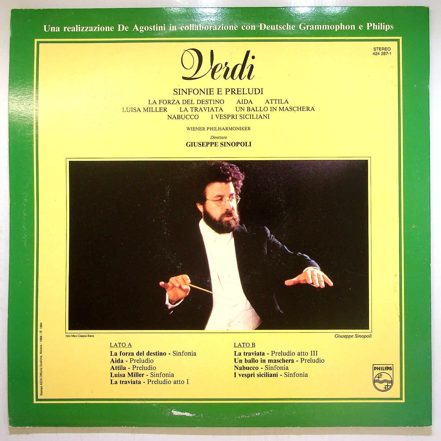 EBOND Verdi - Sinfonie E Preludi Vinile V113140