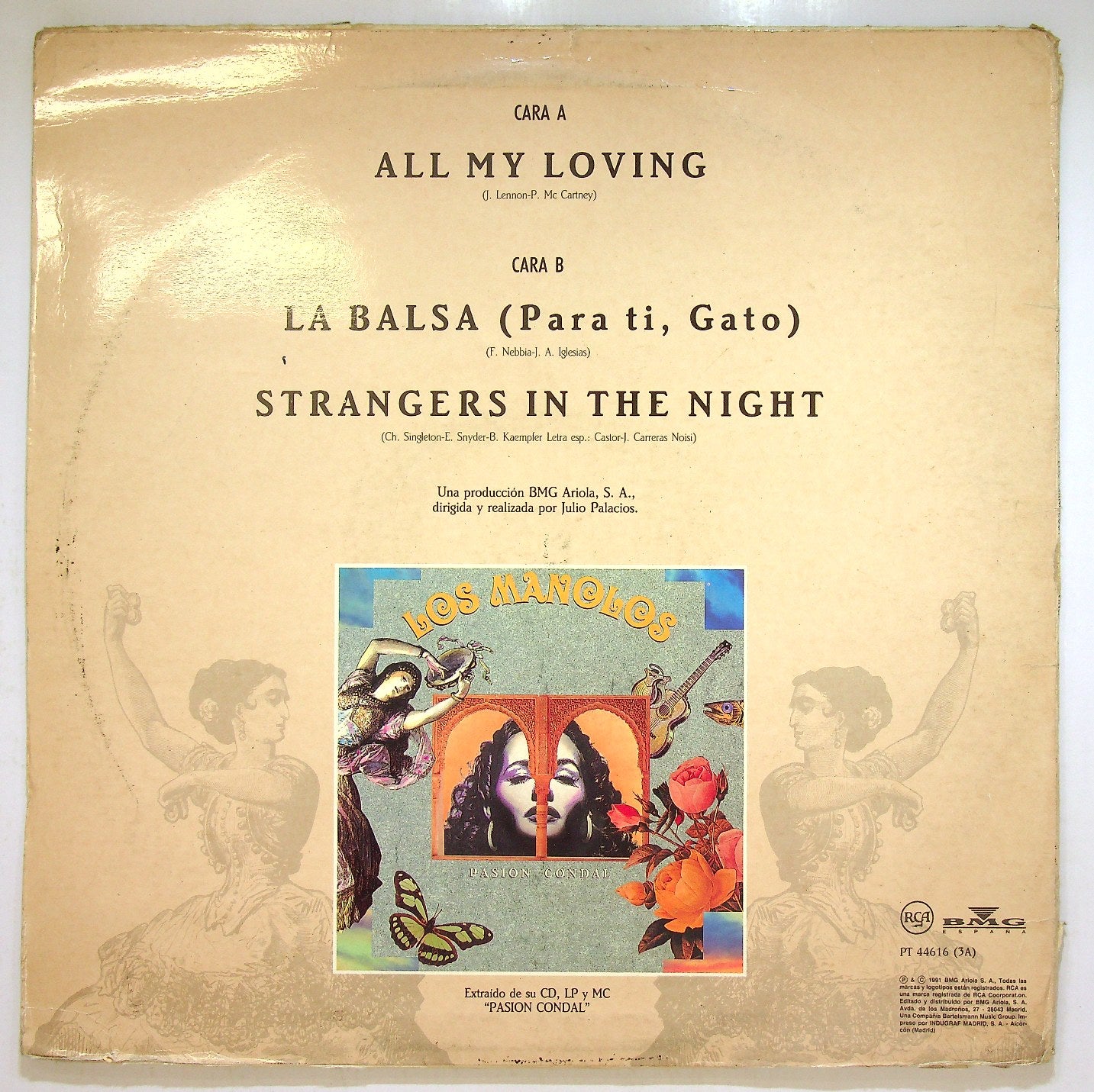 EBOND Los Manolos - All My Loving Vinile V114053