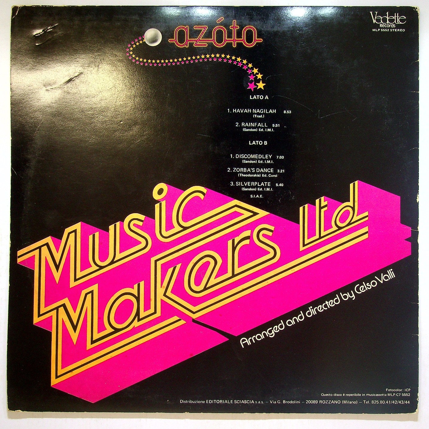 EBOND Azoto - Music Makers Ltd Vinile V114074