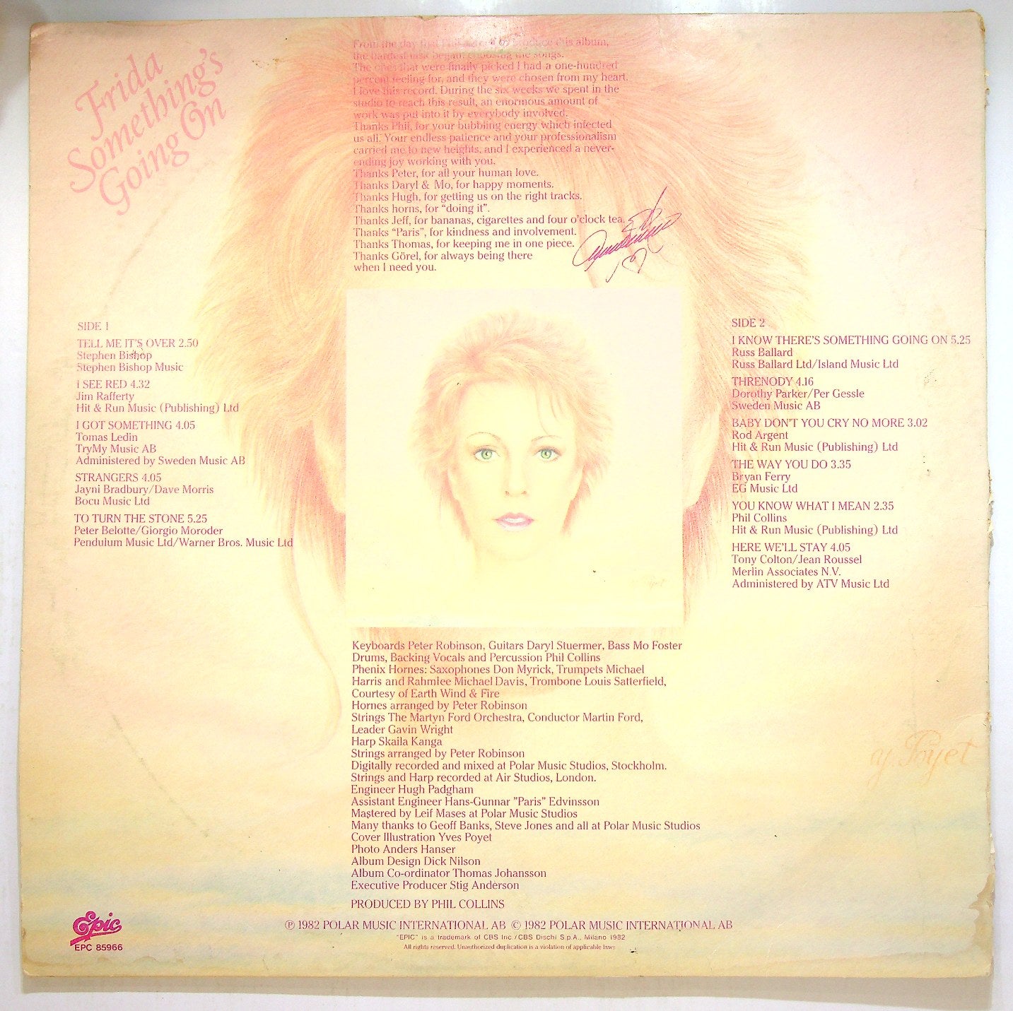EBOND Frida - Something's Going On Vinile V114087