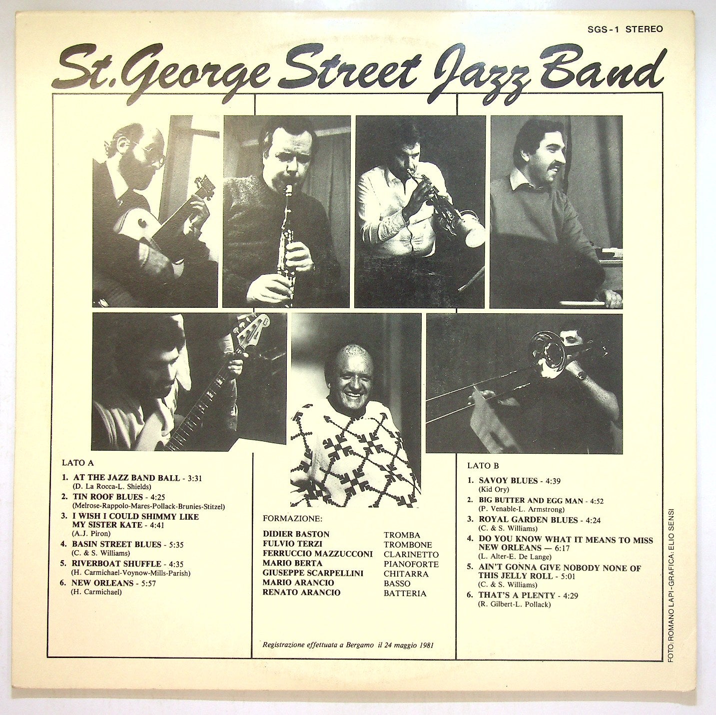 EBOND St. George Street Jazz Band - St. George Street Jazz Band Vinile V114090