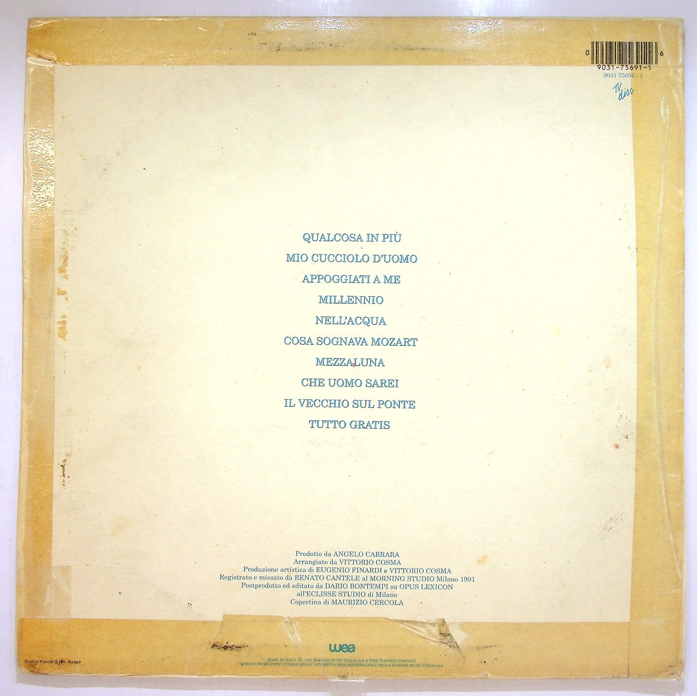 EBOND Eugenio Finardi - Millennio Vinile V115052