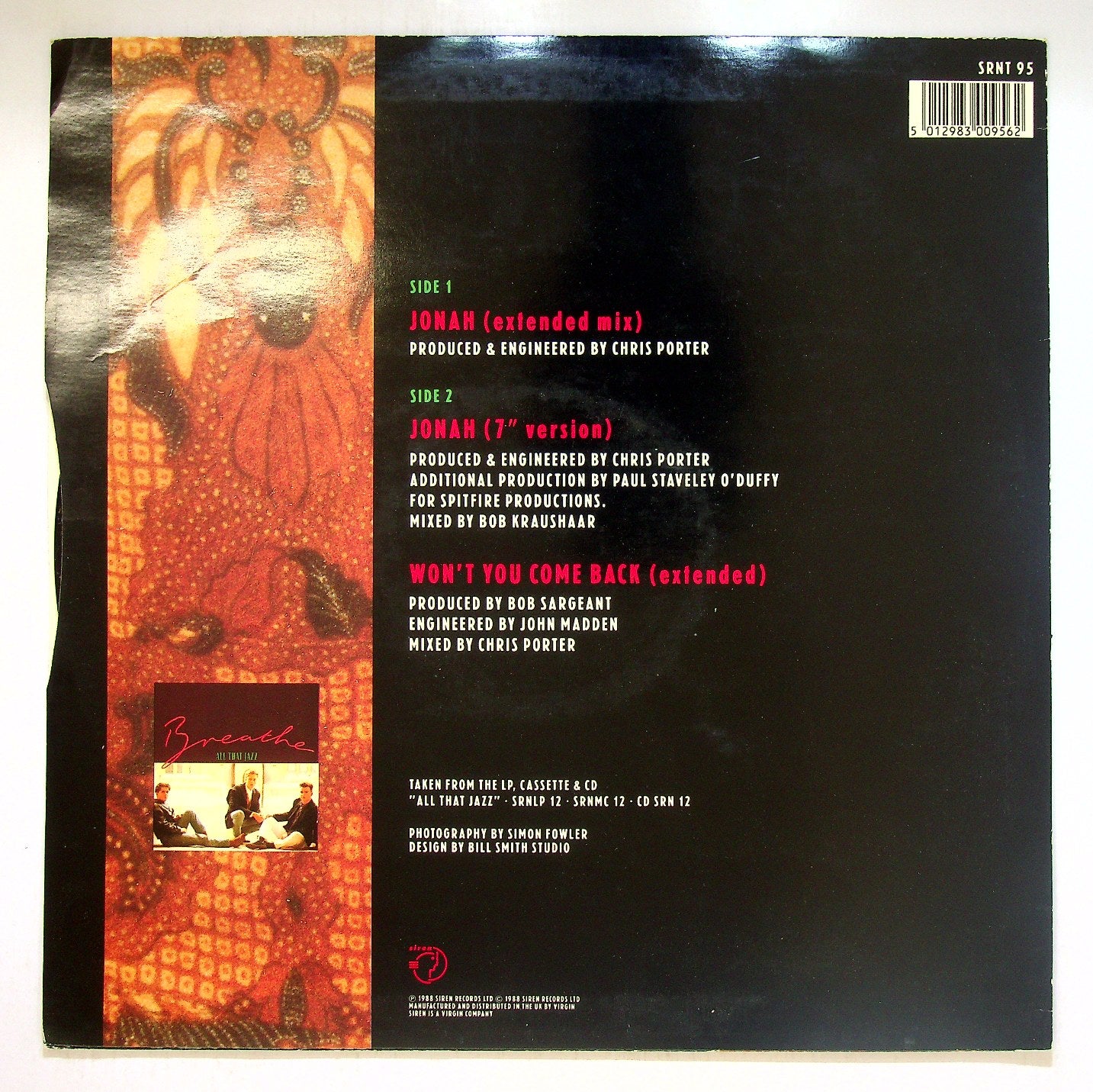 EBOND Breathe (3) - Jonah Vinile V115071