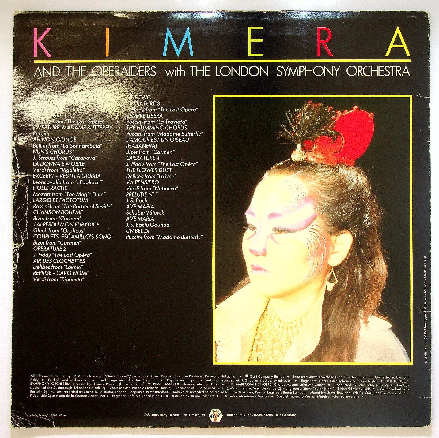 EBOND Kimera - The Lost Opera Vinile V115076