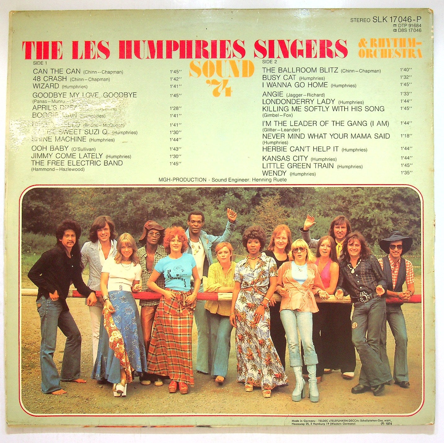 EBOND The Les Humphries Singers & Rhythm-Orchestra - Sound '74 Vinile V115096