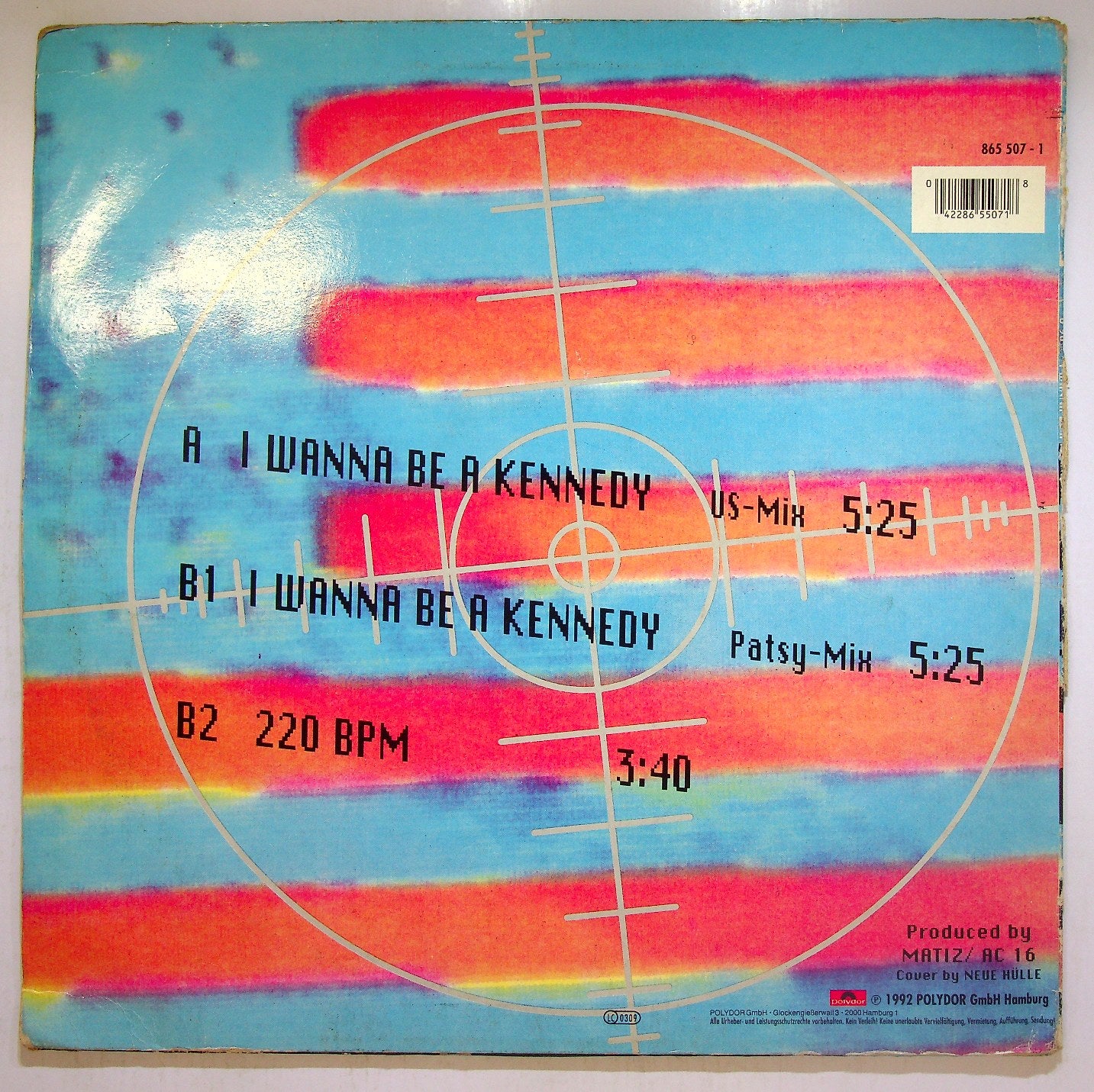 EBOND U 96 - I Wanna Be A Kennedy Vinile V116002