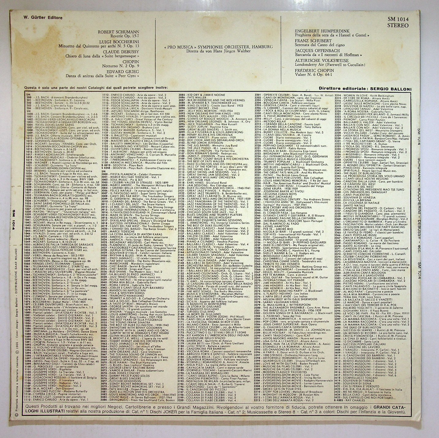 EBOND Hans Jurgen Walther* - Leise Erklingt Musik Vinile V116005