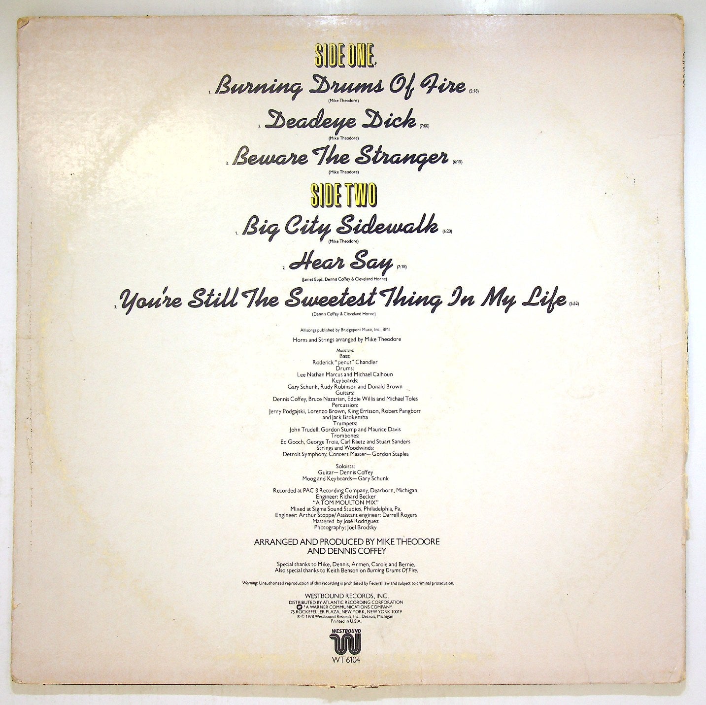 EBOND C.J. & Co - Deadeye Dick Vinile V116054