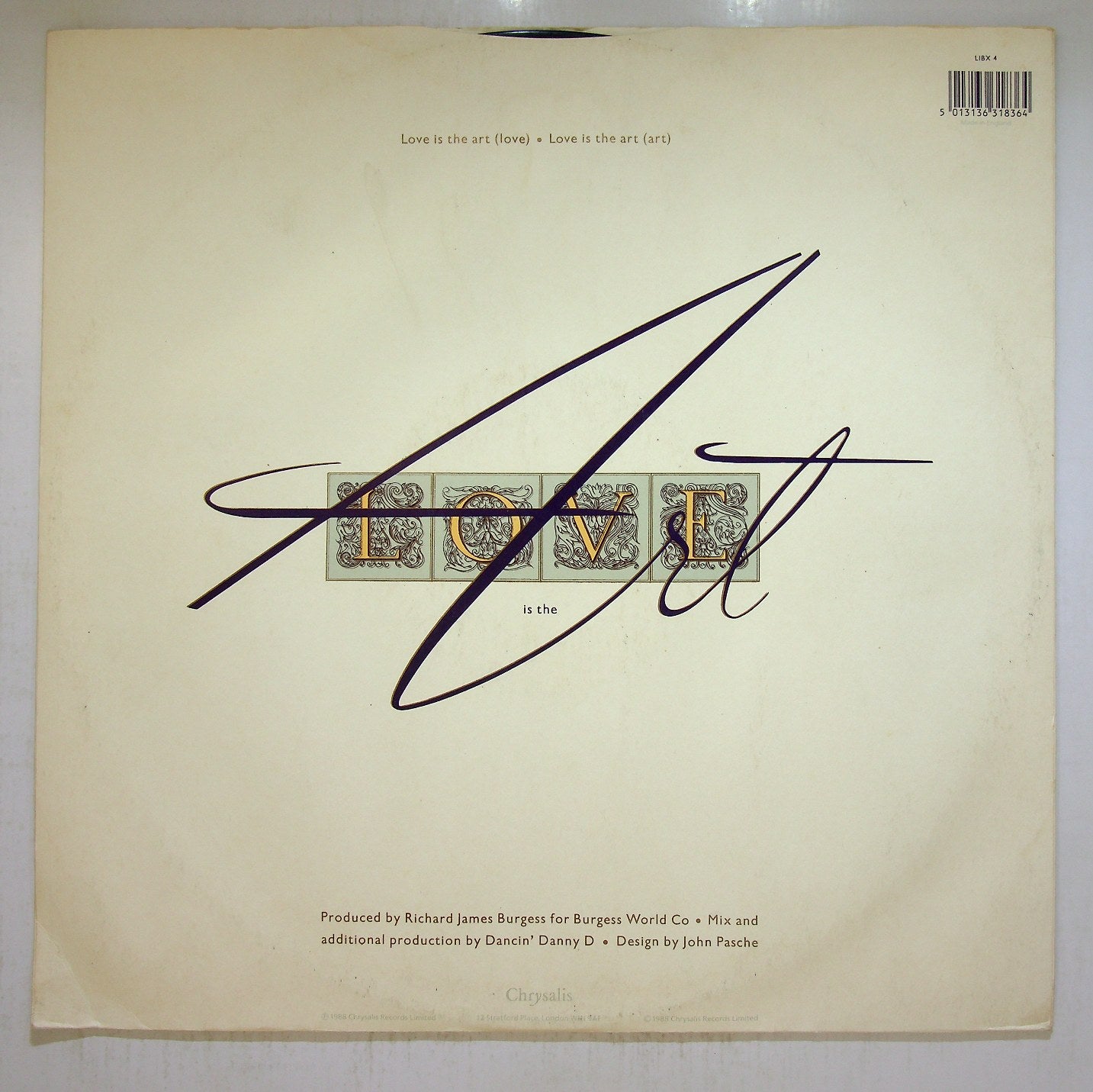 EBOND Living In A Box - Love Is The Art Vinile V116082