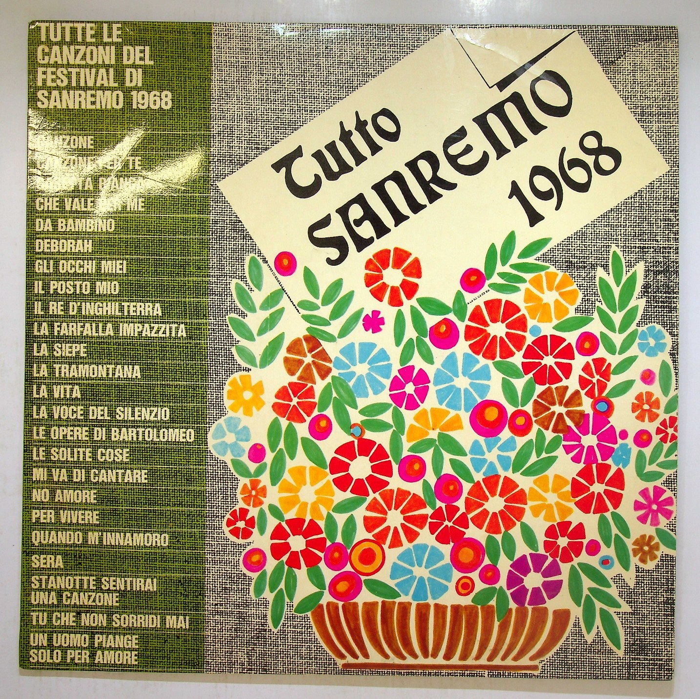 EBOND Unknown Artist - Tutto Sanremo 1968 Vinile V116103