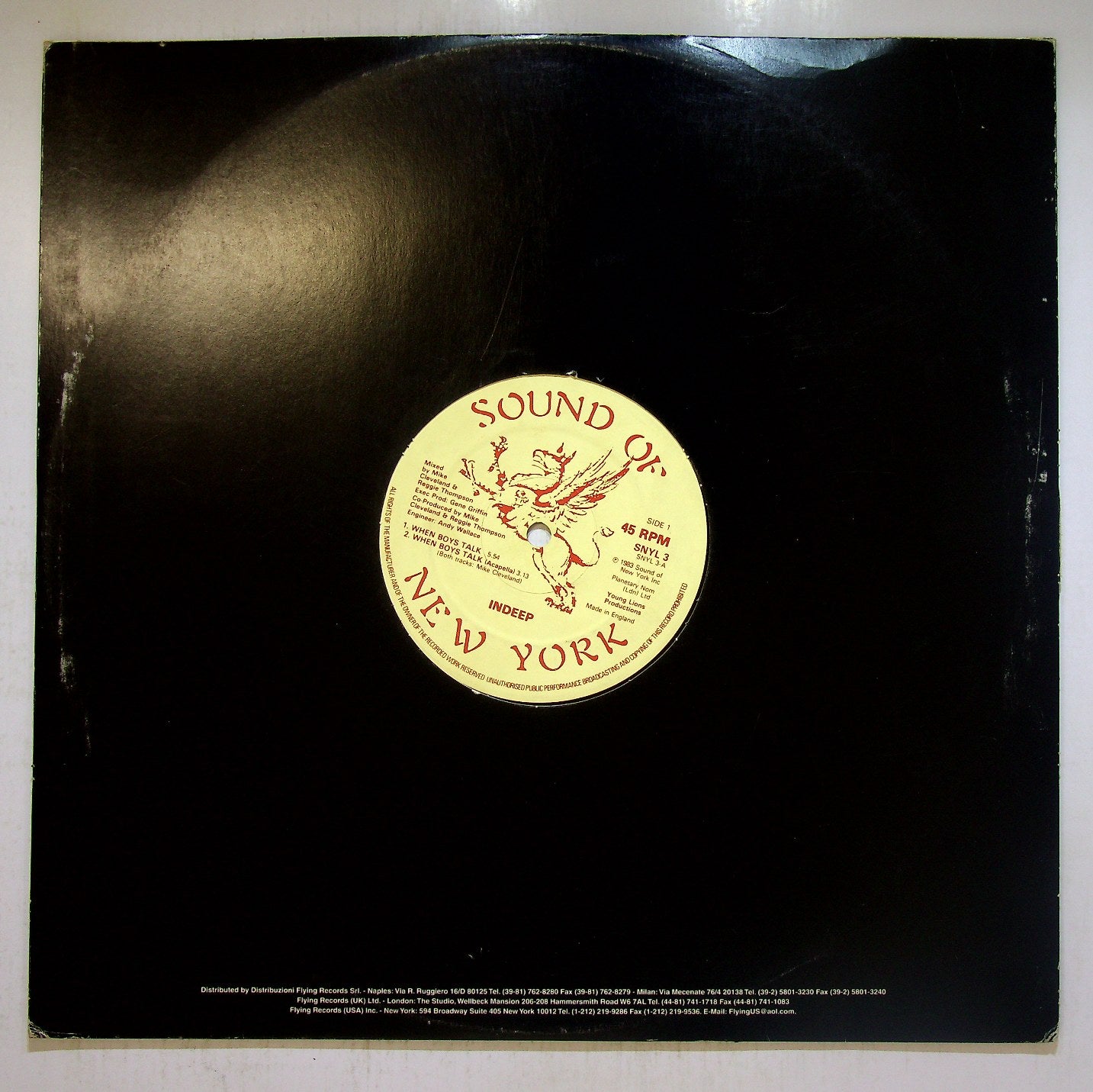 EBOND Indeep - When Boys Talk Vinile V116142