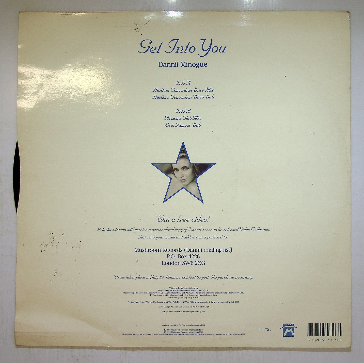 EBOND Dannii - Get Into You (The Single) Vinile V117008