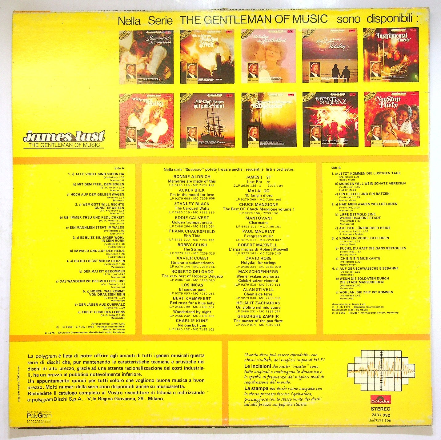 EBOND James Last - My Favourite Folksongs Vinile V117042