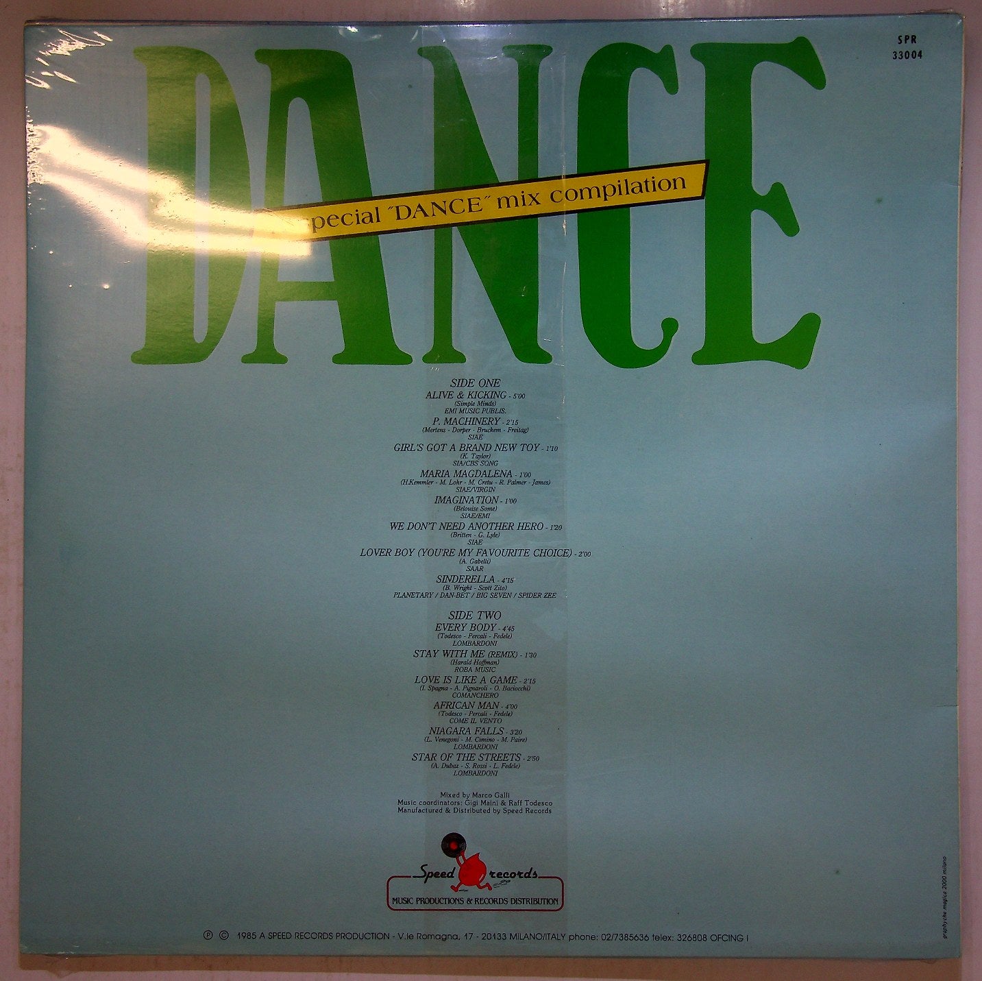 EBOND Various - Dance / A Special Dance Mix Compilation Vinile V117052