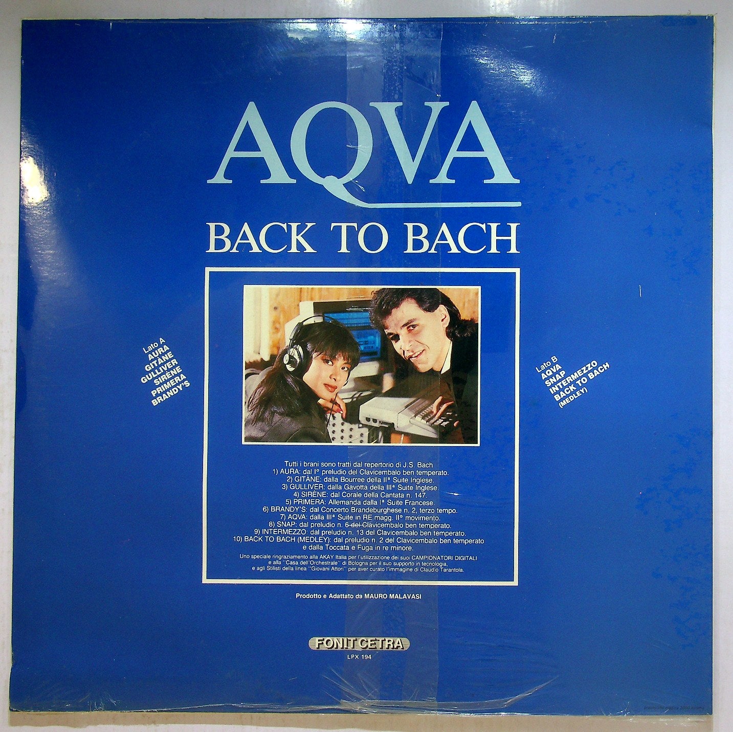 EBOND Aqua (11) - Back To Bach Vinile V117060