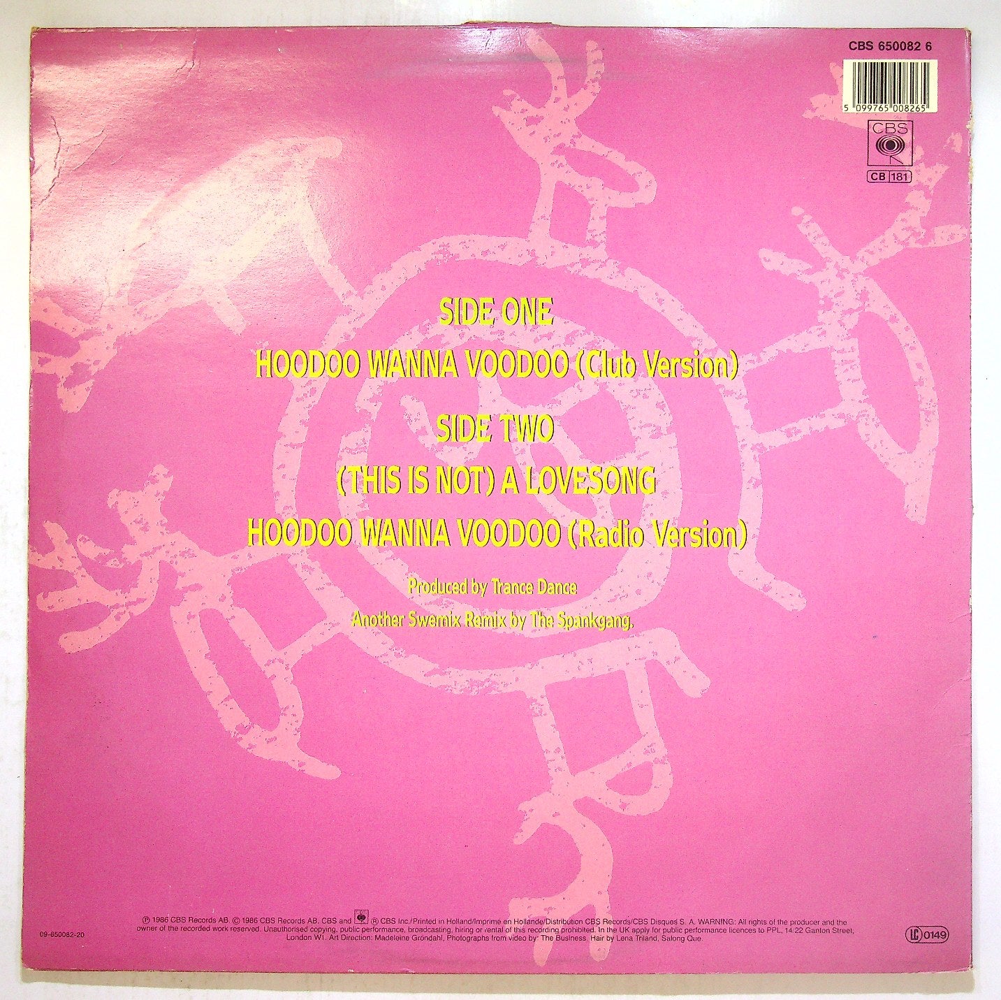 EBOND Trance Dance - Hoodoo Wanna Voodoo Vinile V117087