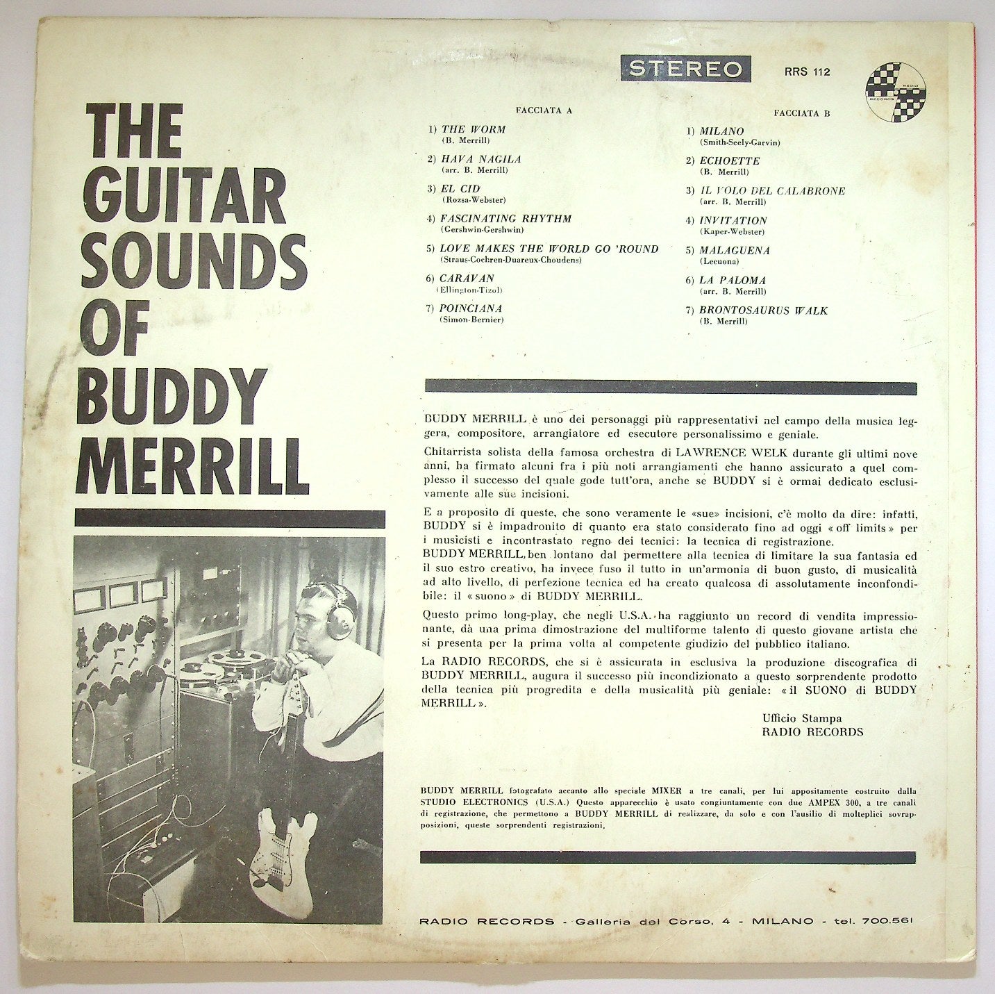 EBOND Buddy Merrill - The Guitar Sounds Of Buddy Merrill Vinile V117102