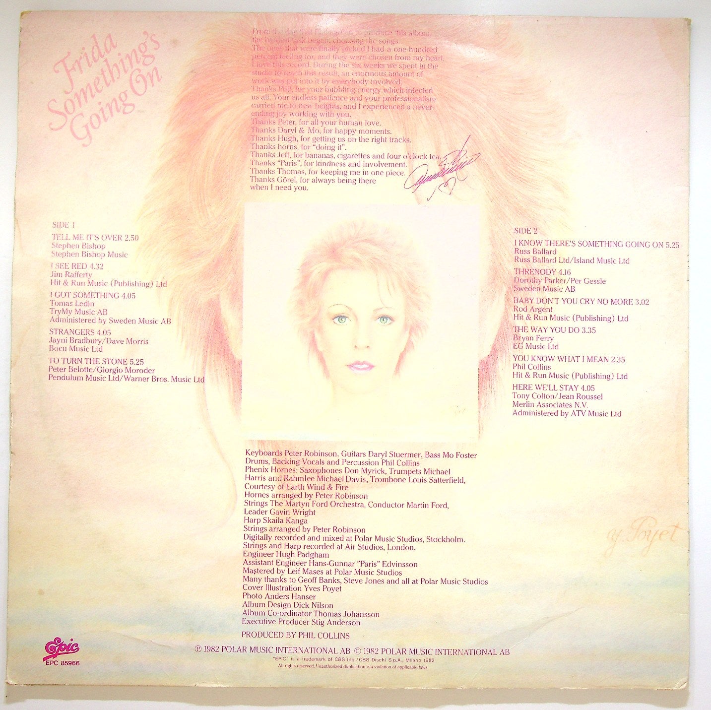 EBOND Frida - Something's Going On Vinile V117116