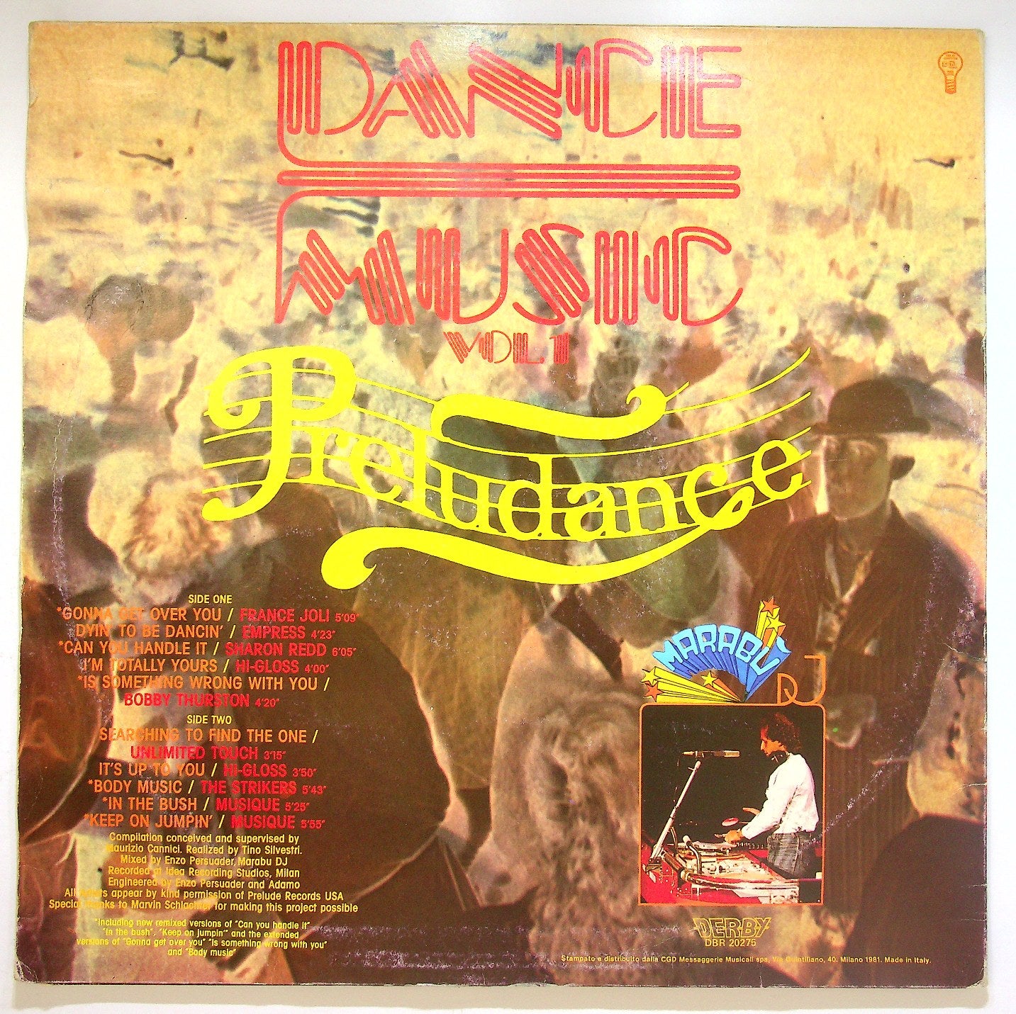EBOND Various - Dance Music Vol. 1 Preludance Vinile V117123