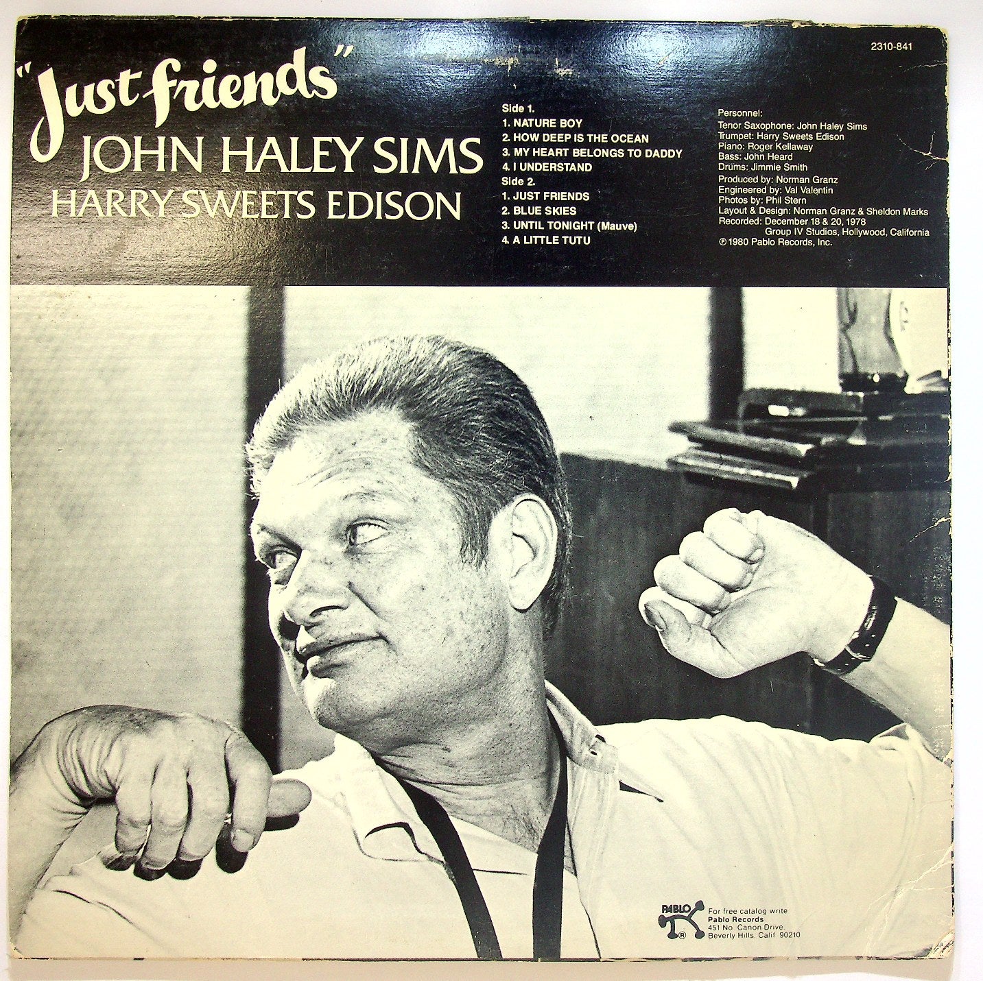 EBOND John Haley Sims , Harry Sweets Edison - Just Friends Vinile V117129