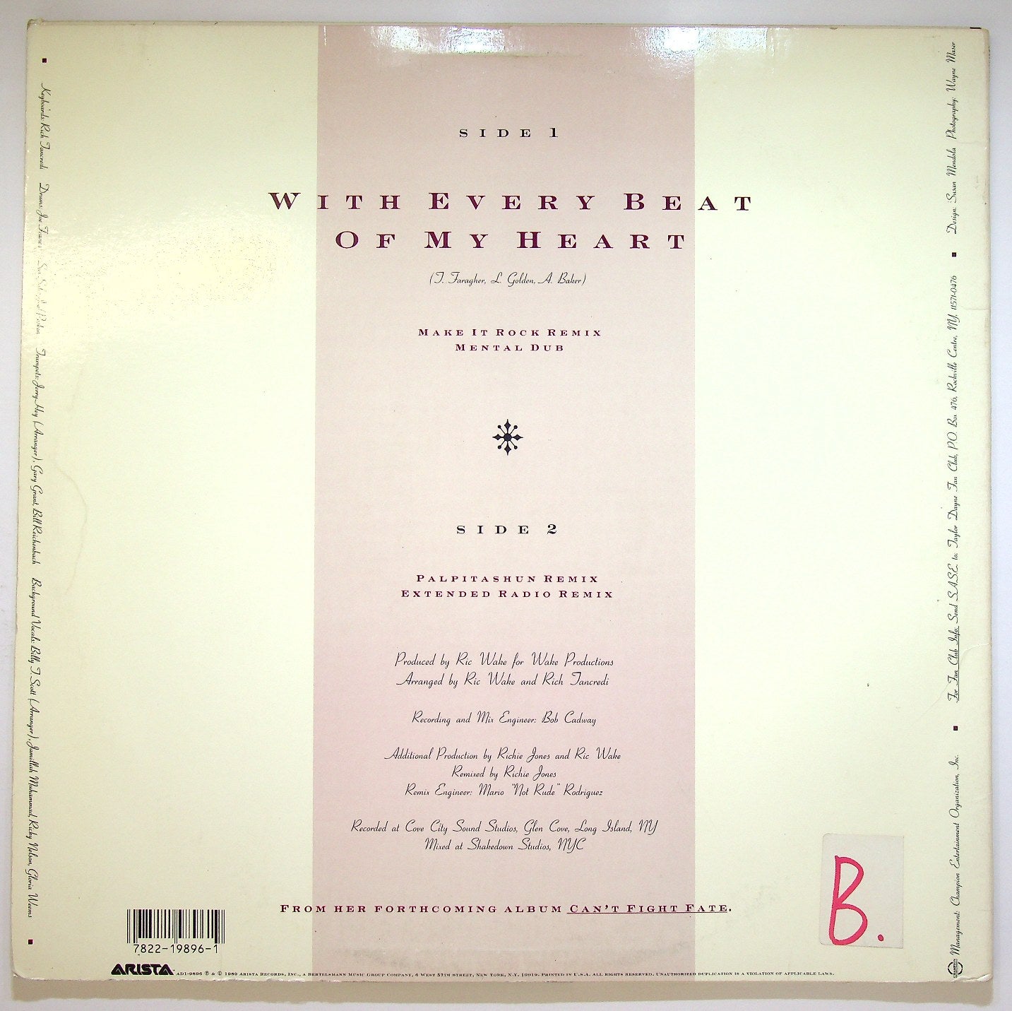 EBOND Taylor Dayne - With Every Beat Of My Heart Vinile V117131