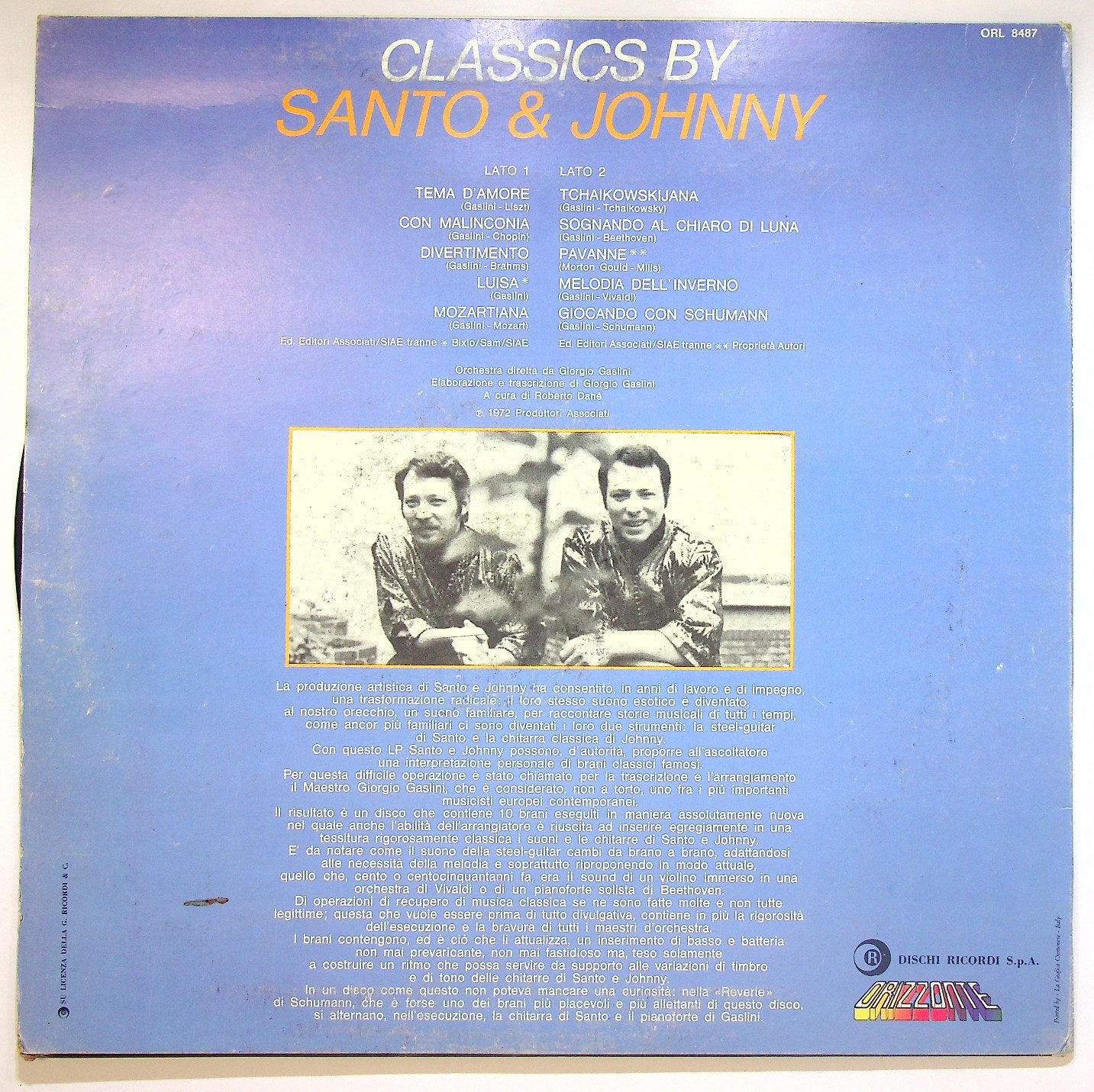 EBOND Santo & Johnny - Classics By Santo & Johnny Vinile V118018