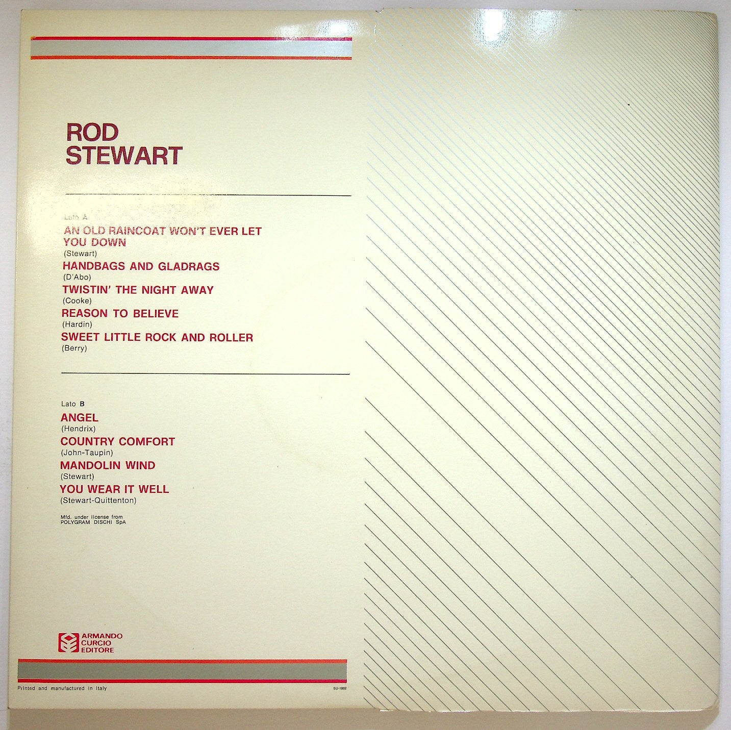 EBOND Rod Stewart - Rod Stewart Vinile V118068