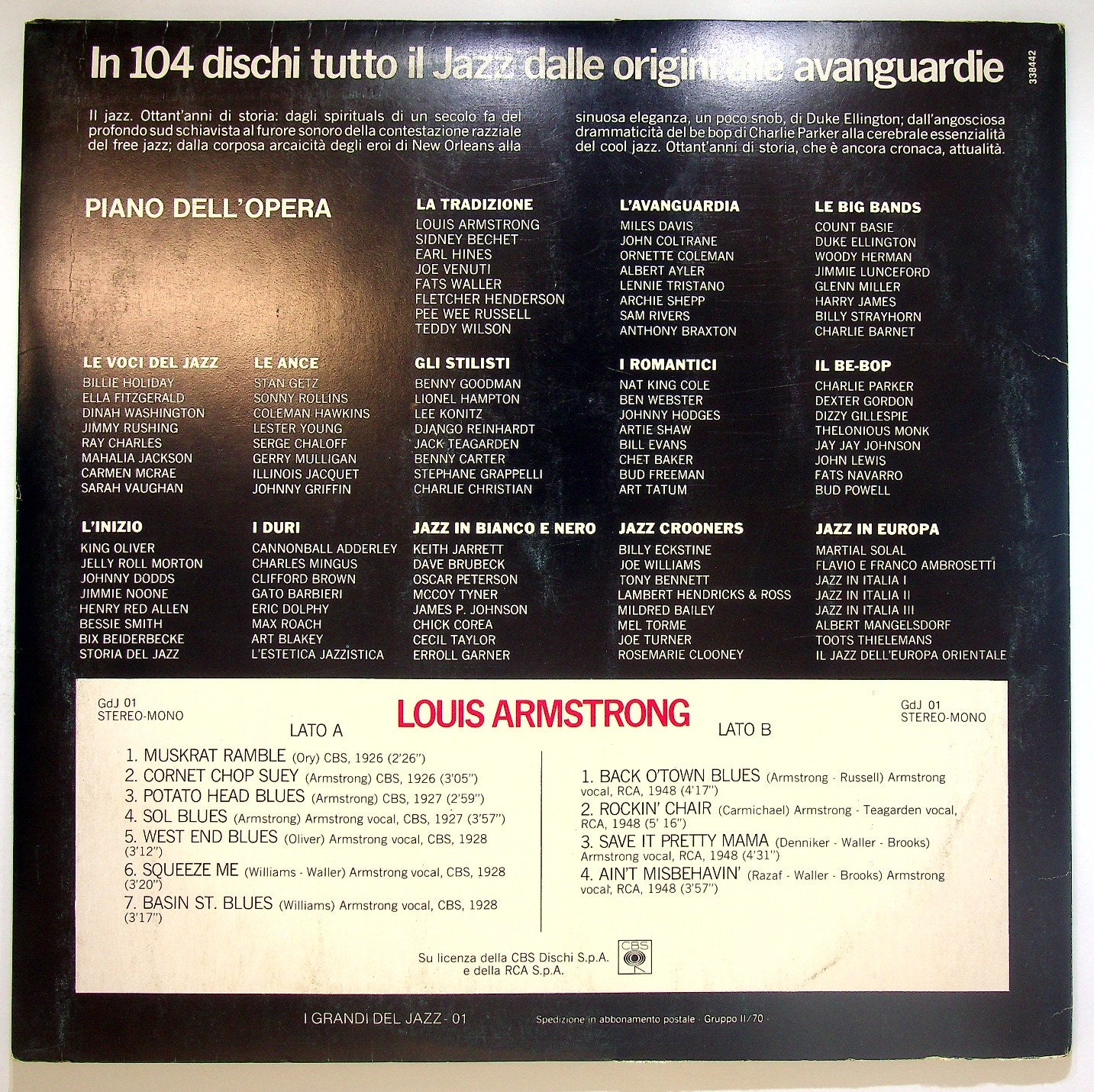 EBOND Louis Armstrong - A Personificacao Do Jazz Vinile V118071