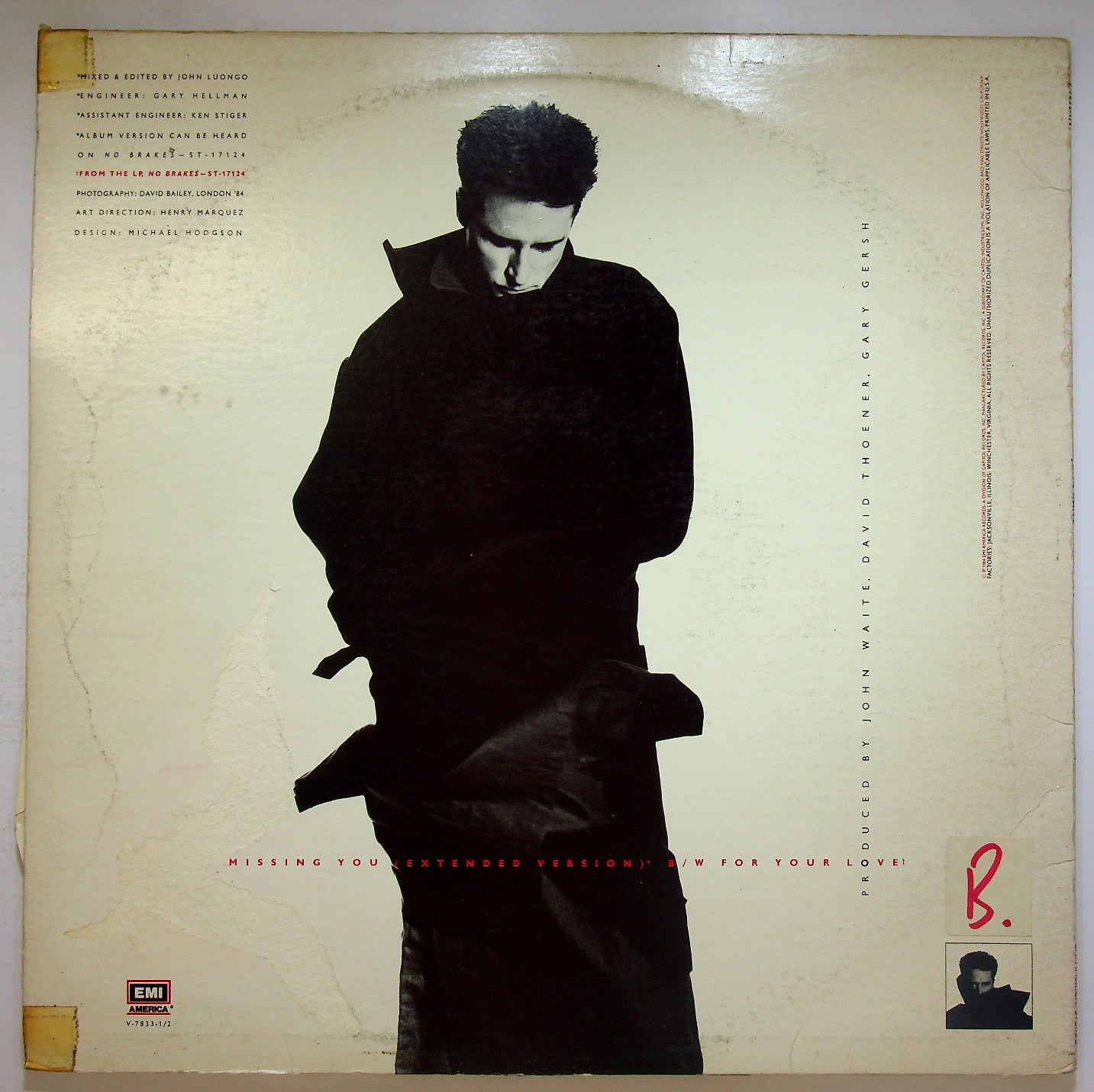 EBOND John Waite - Missing You Vinile V118129