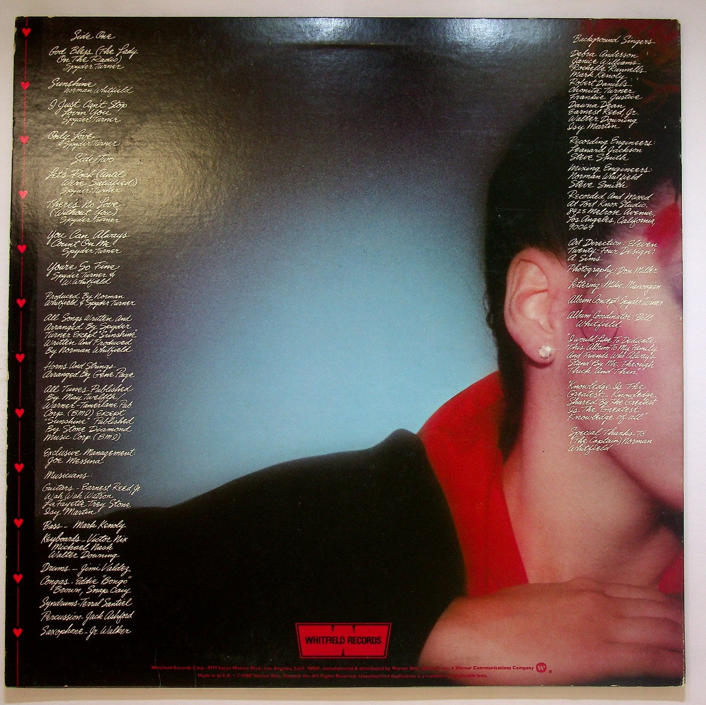 EBOND Spyder Turner - Only Love Vinile V118145