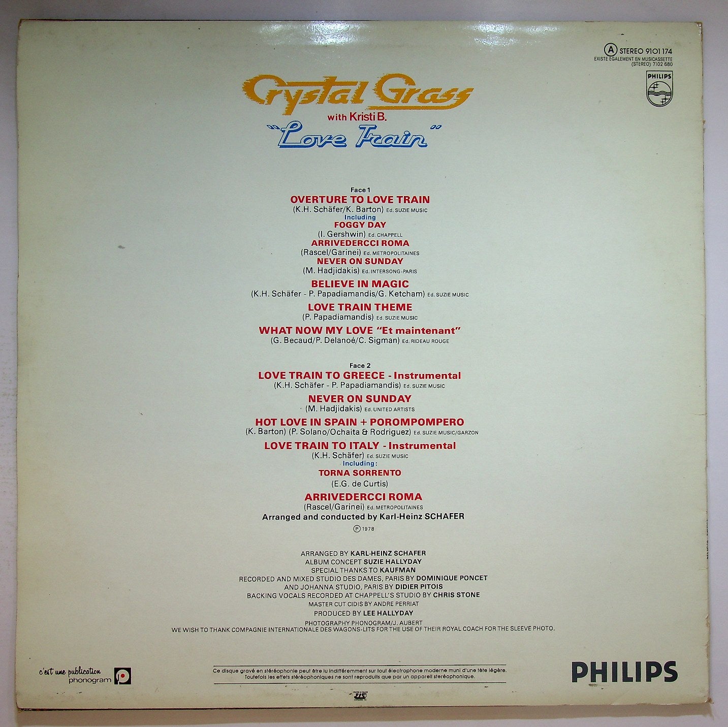 EBOND Crystal Grass With Kristi B. - Love Train Vinile V119000