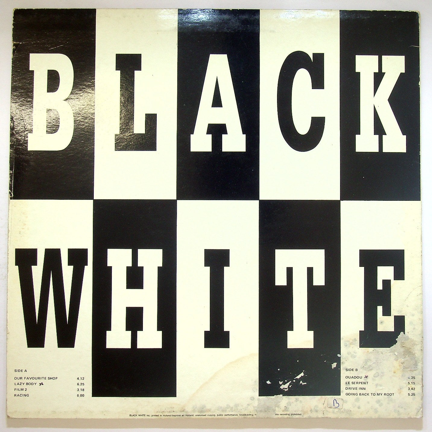 EBOND Various - Black White - Vol. 1 Vinile V119020
