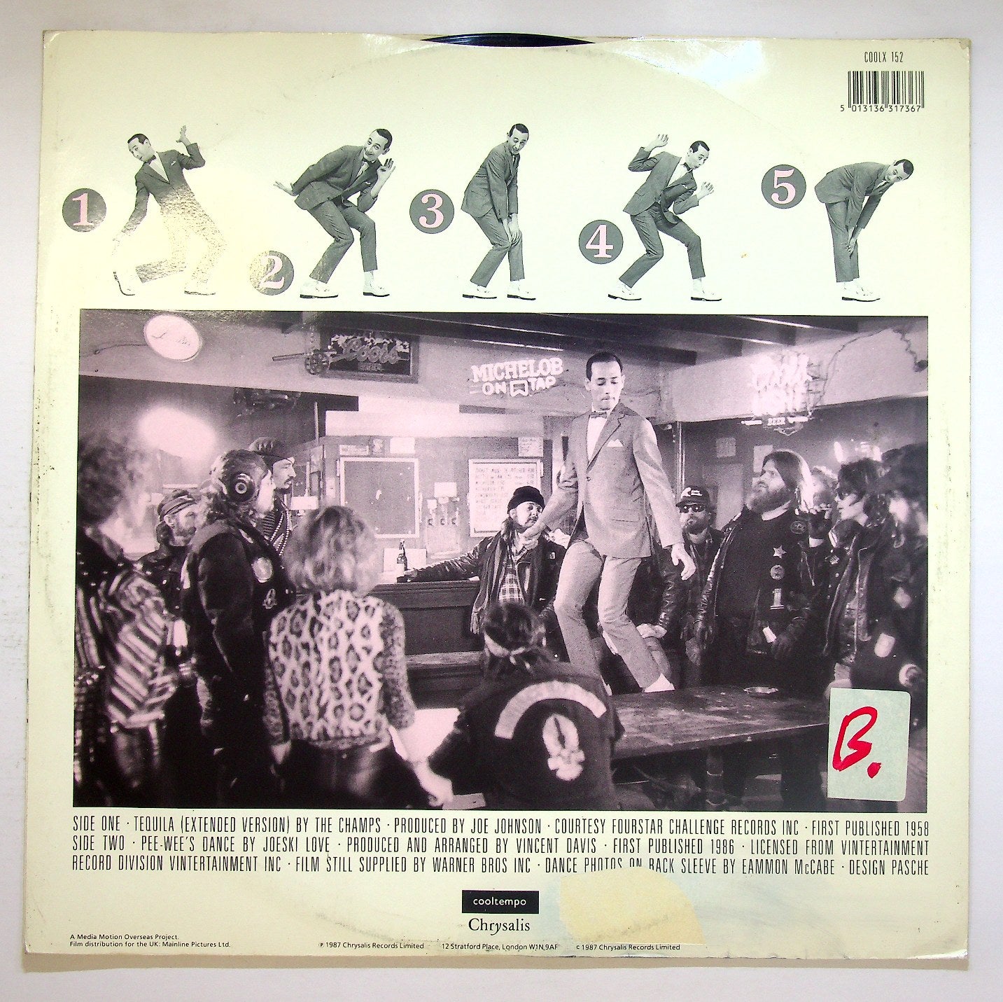 EBOND The Champs / Joeski Love - Tequila / Pee-Wee's Dance Vinile V119049