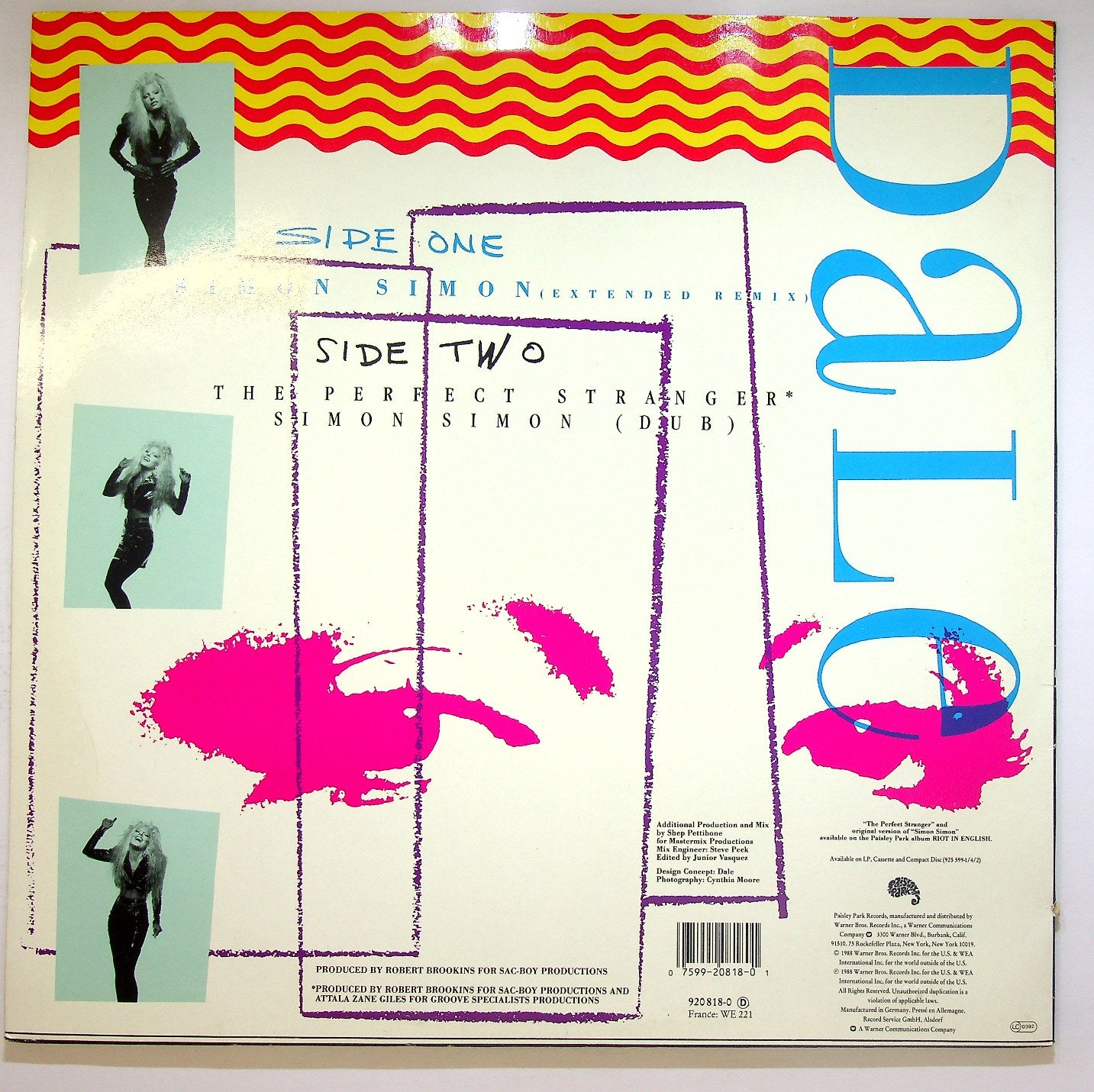 EBOND Dale - Simon Simon Vinile V119062