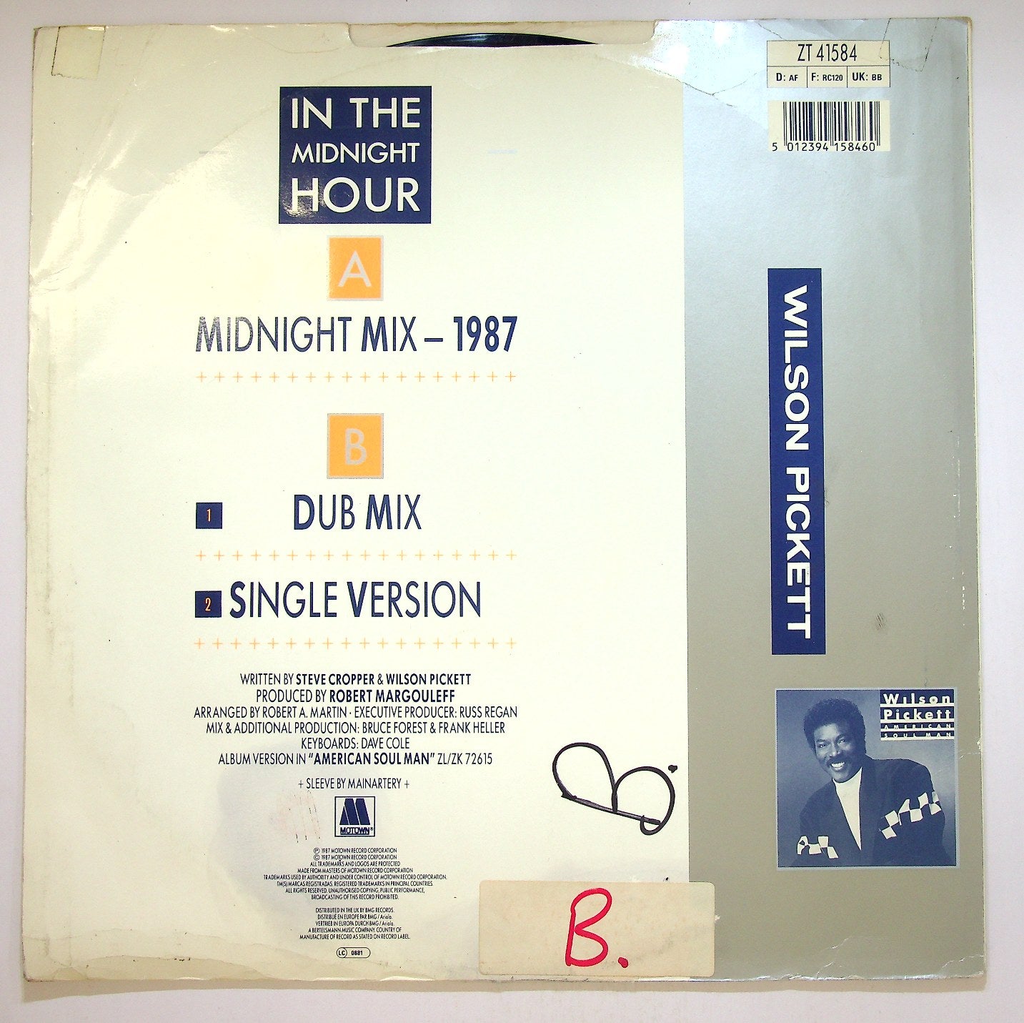 EBOND Wilson Pickett - In The Midnight Hour (1987 Midnight Mix) Vinile V119100