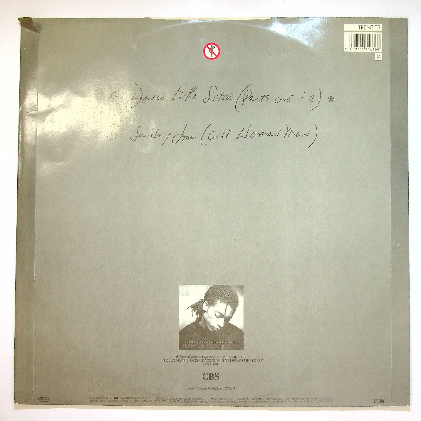 EBOND Terence Trent D'Arby - Dance Little Sister Vinile V119103