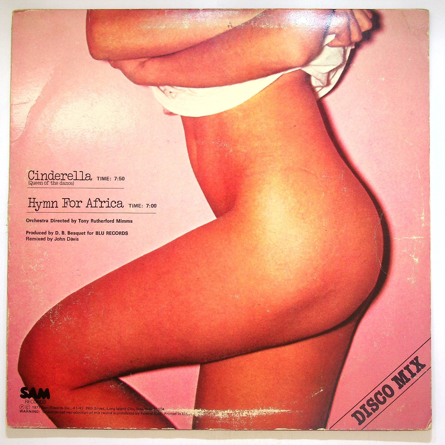 EBOND Daniel Jackson Explosion - Cinderella / Hymn For Africa Vinile V119125