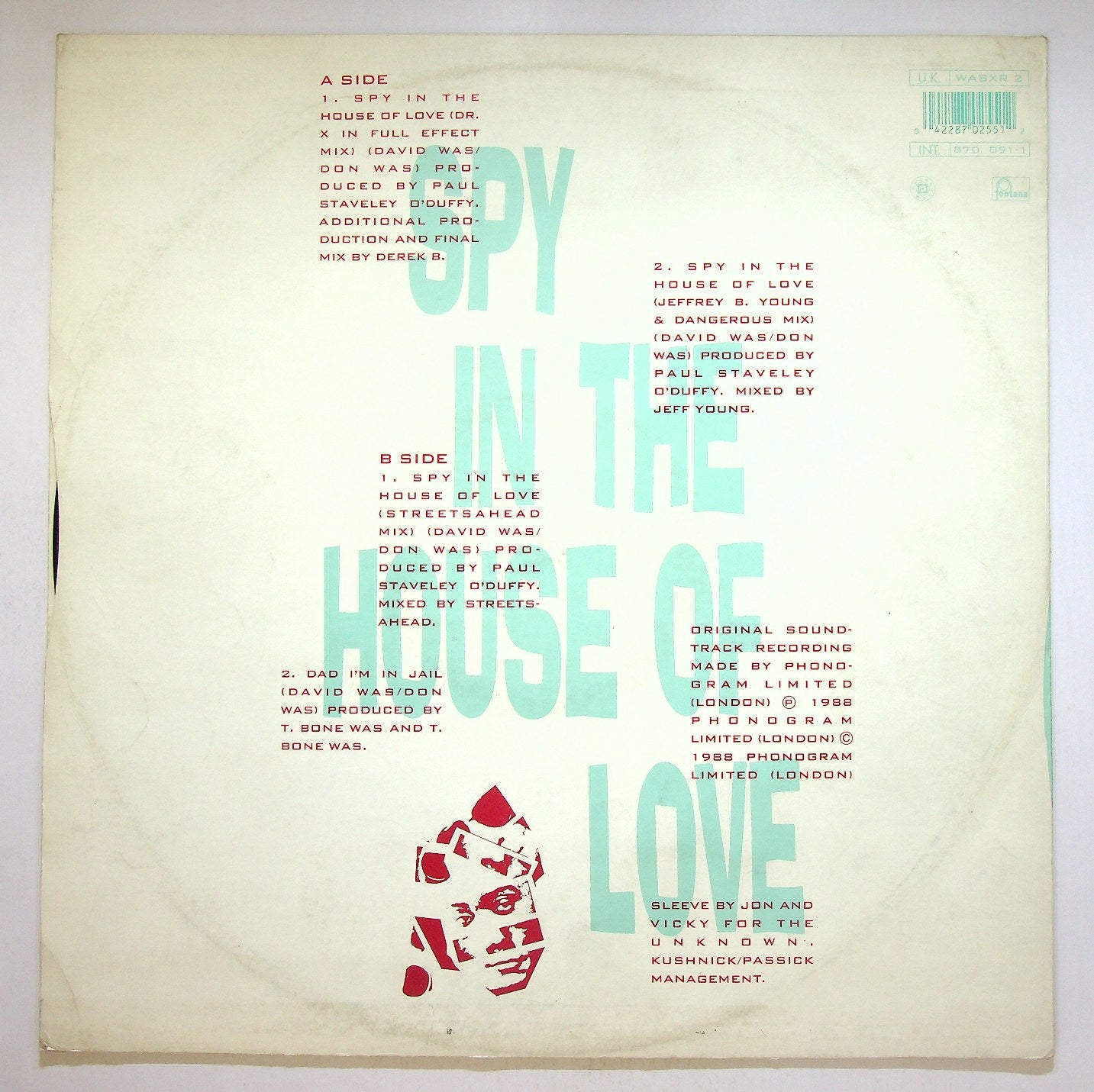 EBOND Was (Not Was) - Spy In The House Of Love Vinile V119134